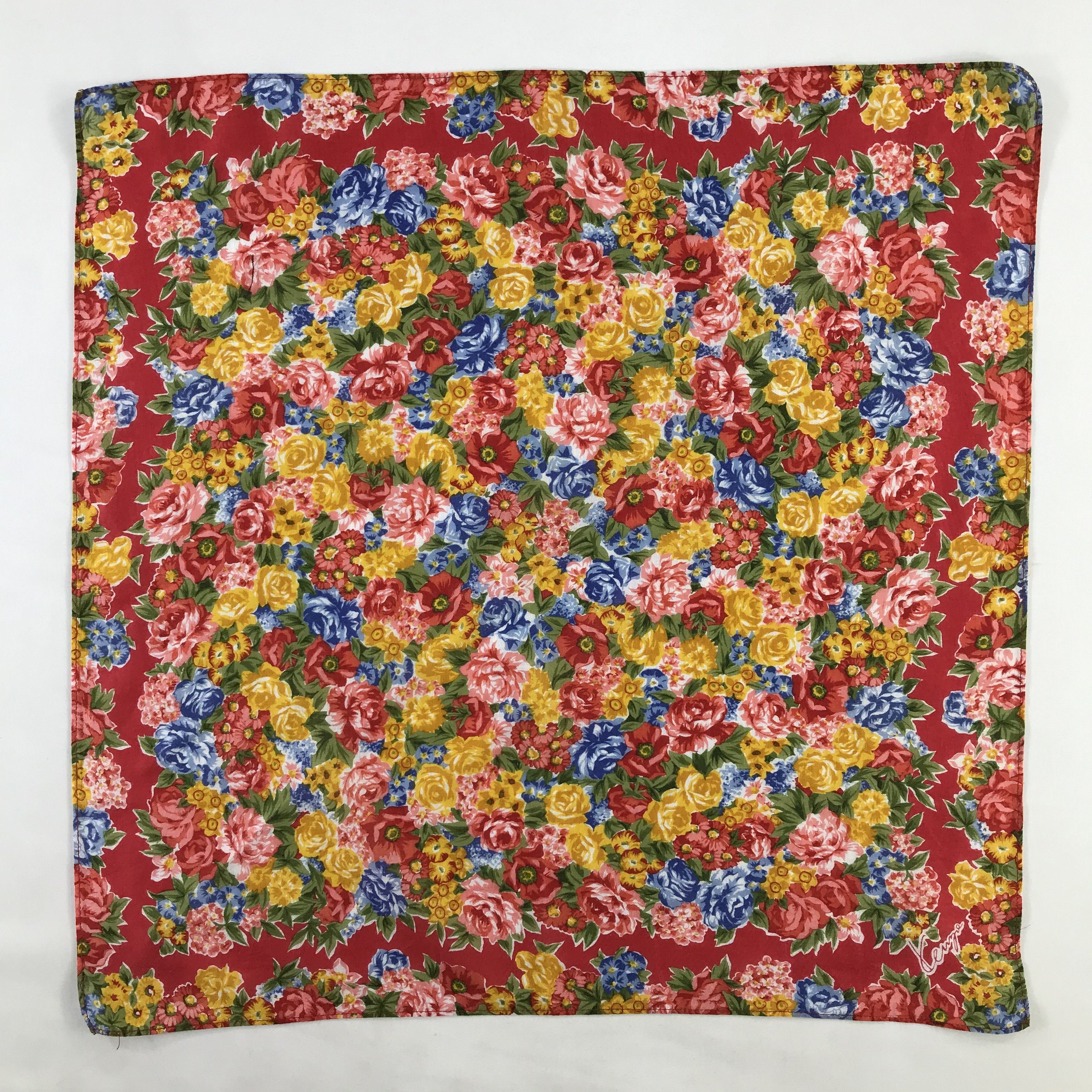Kenzo × Vintage Kenzo Bandana / Handkerchief / Neckerchief - S1086 Size ONE SIZE - 1 Thumbnail
