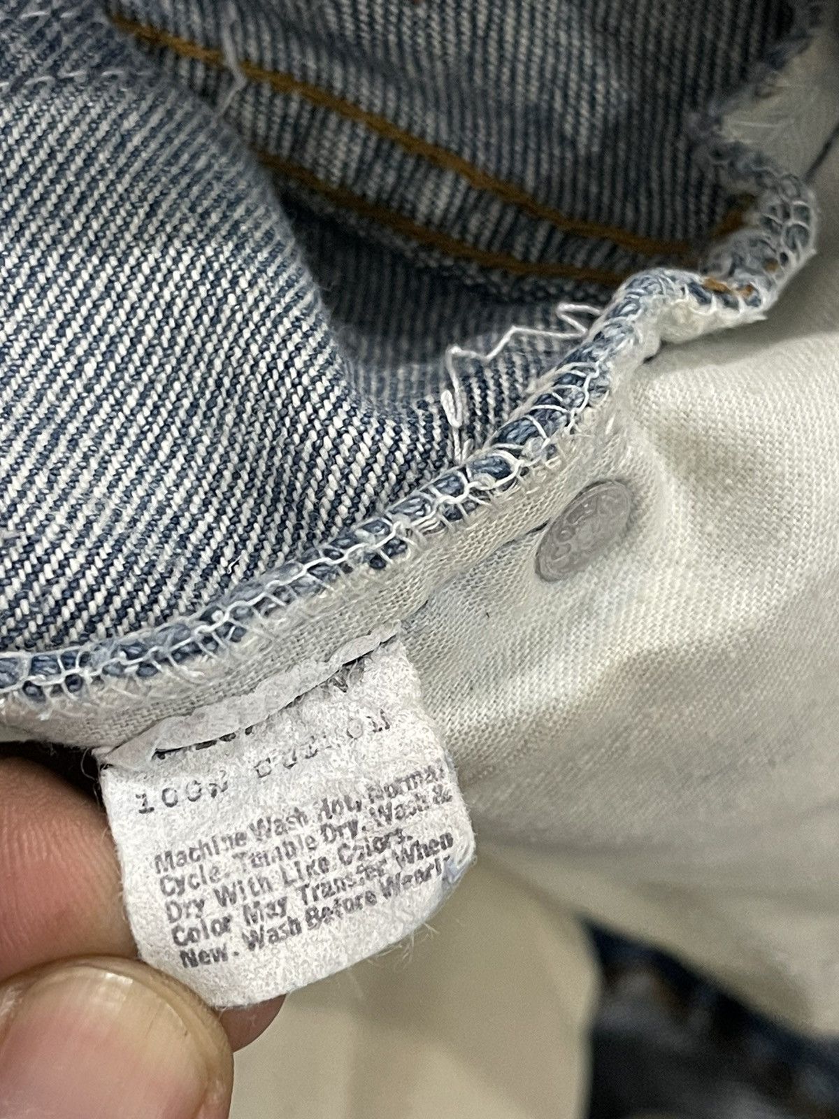 Levi's Vintage Levis Orange Tab Distressed Denim Pants Size US 30 / EU 46 - 14 Thumbnail