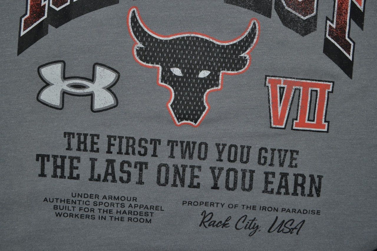 Under Armour Under Armour Project Rock Brahma Blood Sweat RespectT-shirt Size US M / EU 48-50 / 2 - 3 Thumbnail