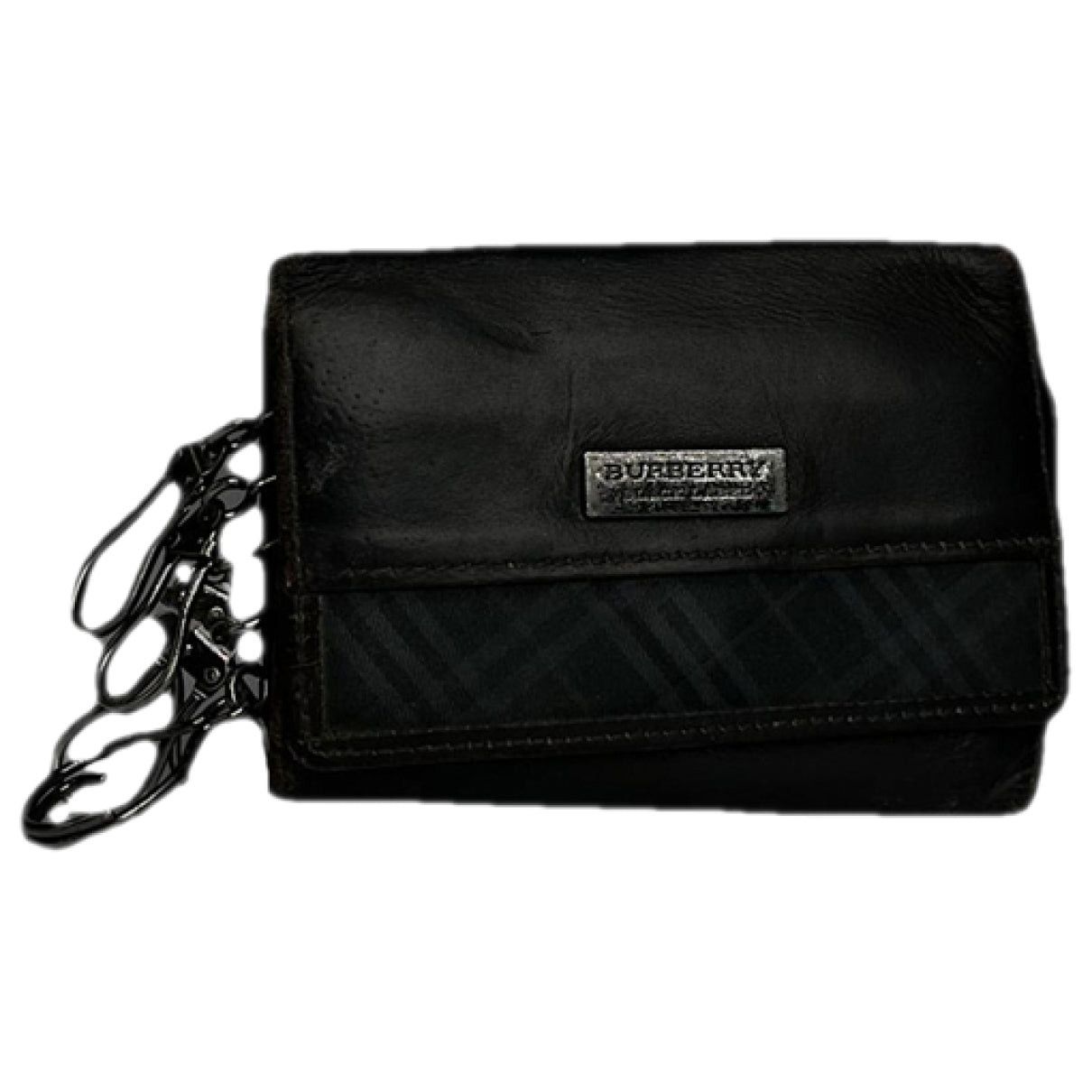 Burberry Black Leather Purse Size ONE SIZE - 1 Thumbnail