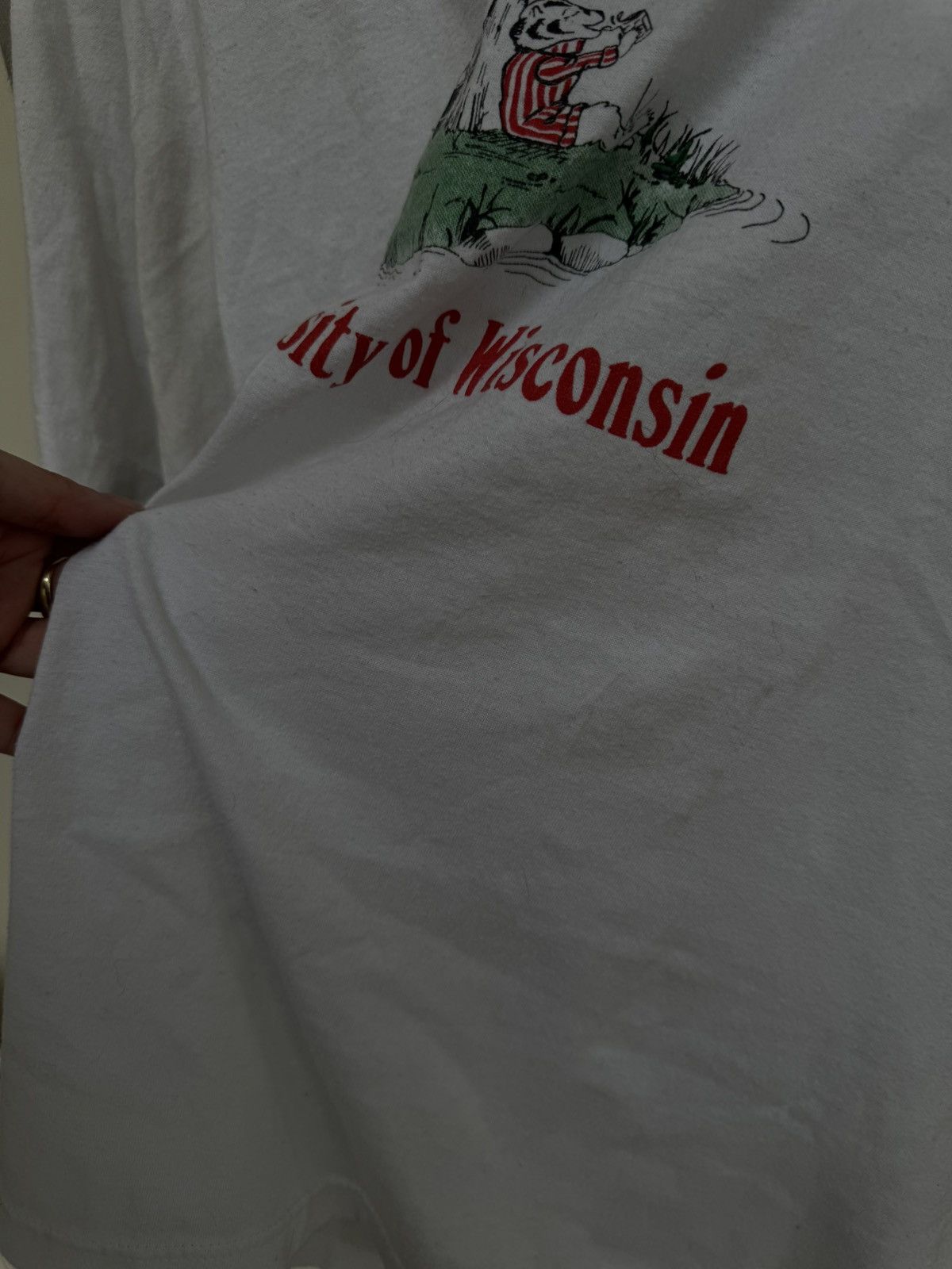 Vintage Vintage Wisconsin Bank Camp Tee Size US XL / EU 56 / 4 - 4 Thumbnail