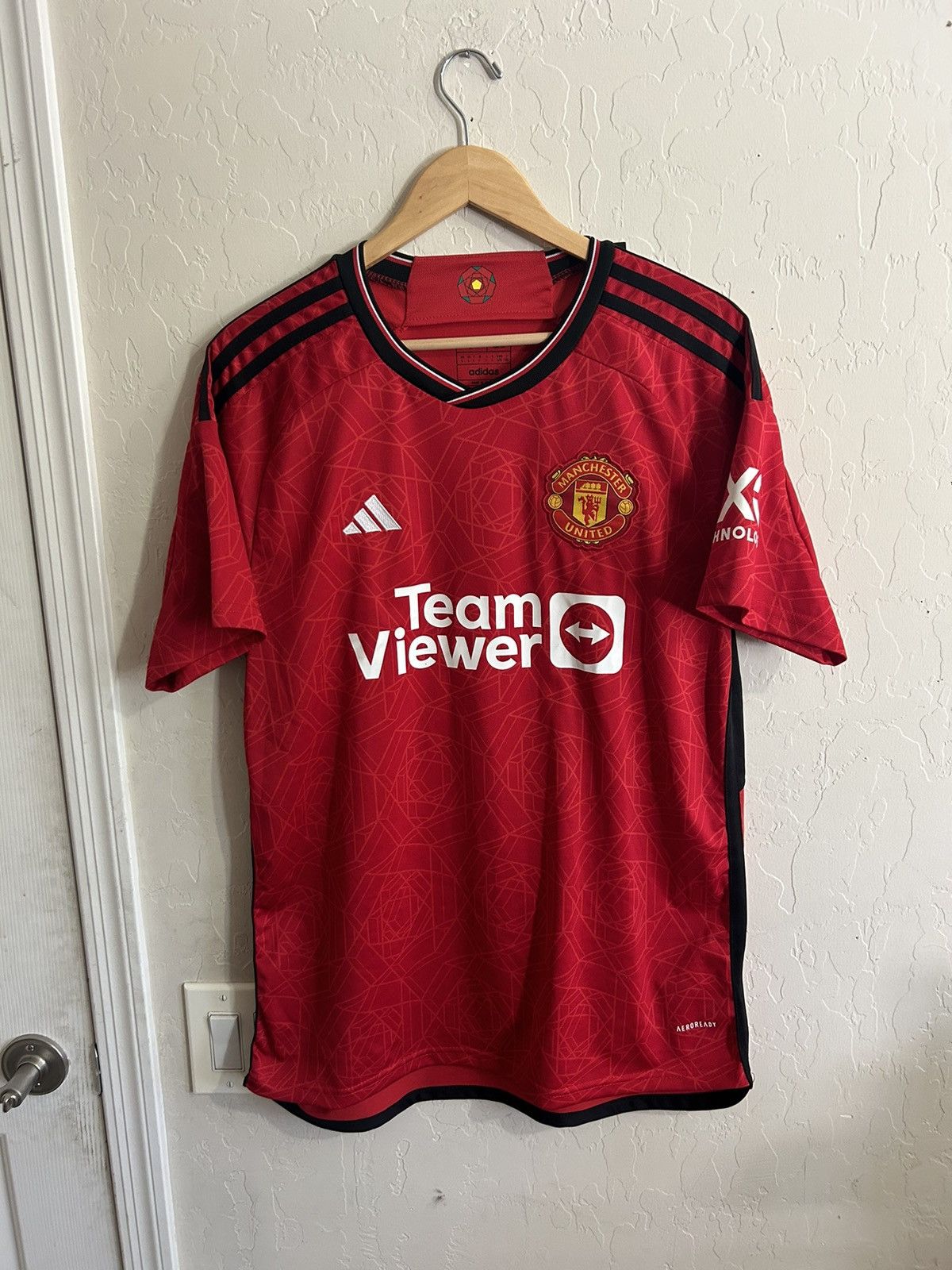 Adidas Manchester United 2023/2024 Home Adidas Rashford Jersey NWT Size US L / EU 52-54 / 3 - 6 Thumbnail