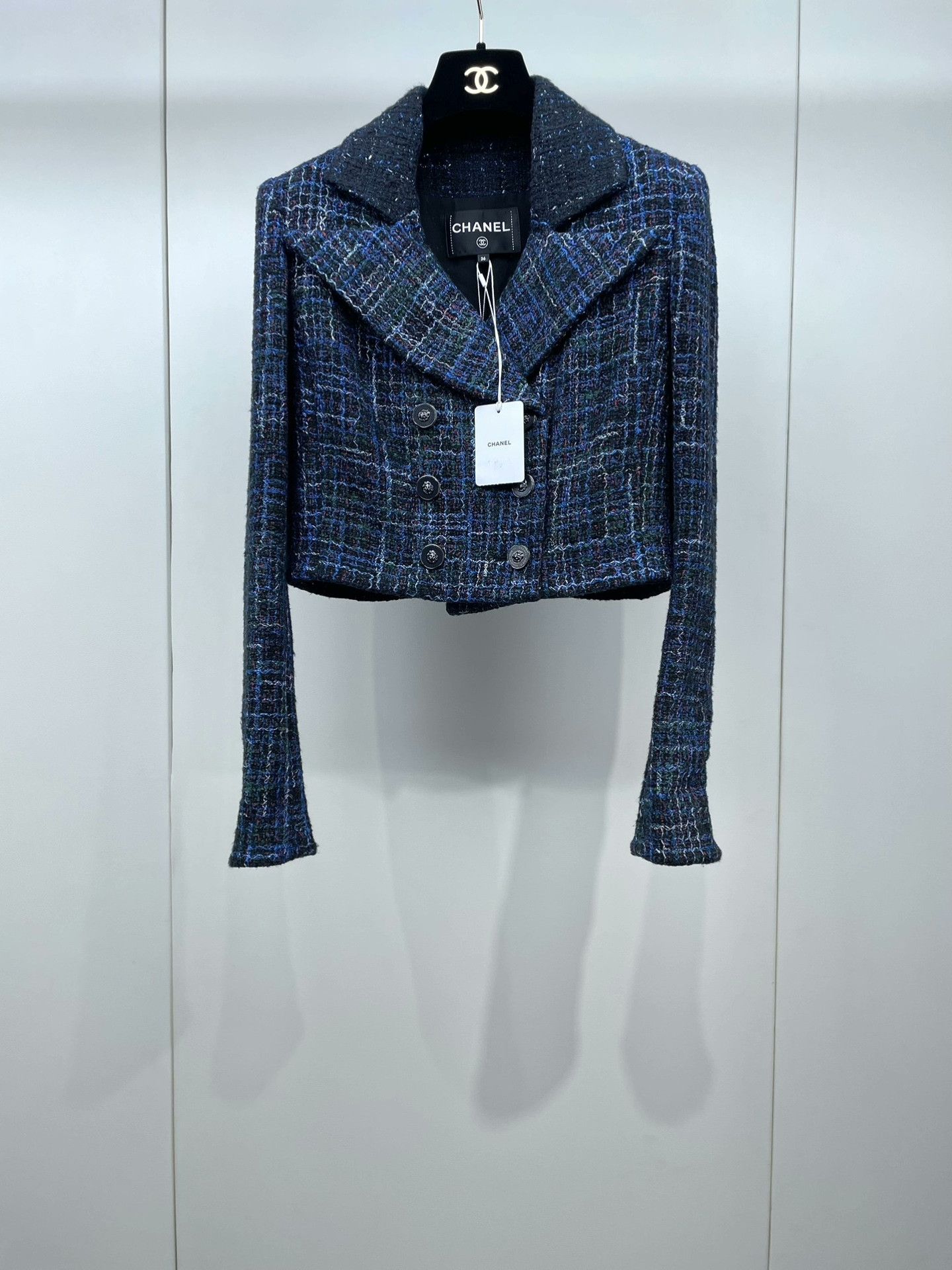 Chanel Chanel 22P Woven Double-Breasted Short Coat Size XS / US 0-2 / IT 36-38 - 1 Thumbnail
