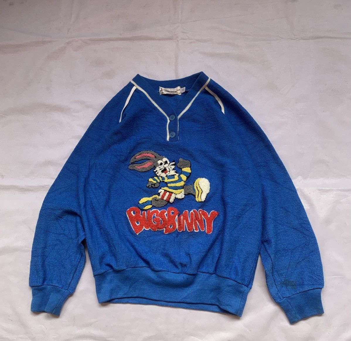 Warner Bros Vintage Knitwear Bugs Bunny Emboirred Size US M / EU 48-50 / 2 - 1 Thumbnail