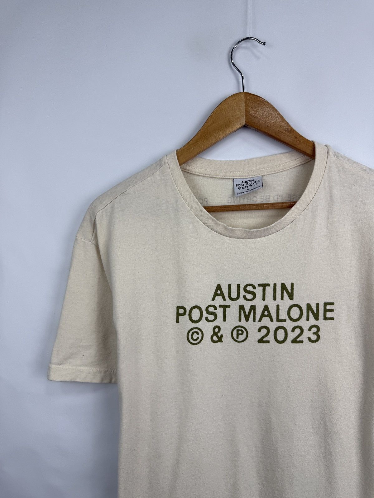POST&CO 🇺🇸 Y2K Post Malone Austin Tour 2023 T-Shirt Rap Music Rare Size US M / EU 48-50 / 2 - 8 Thumbnail