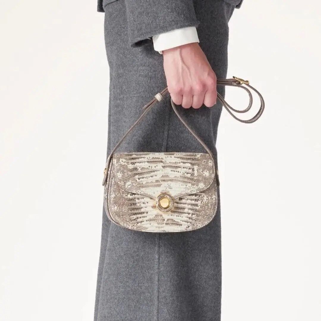 Loro Piana LoroPiana Ghiera Lizard Skin Mini Crossbody Size ONE SIZE - 1 Thumbnail