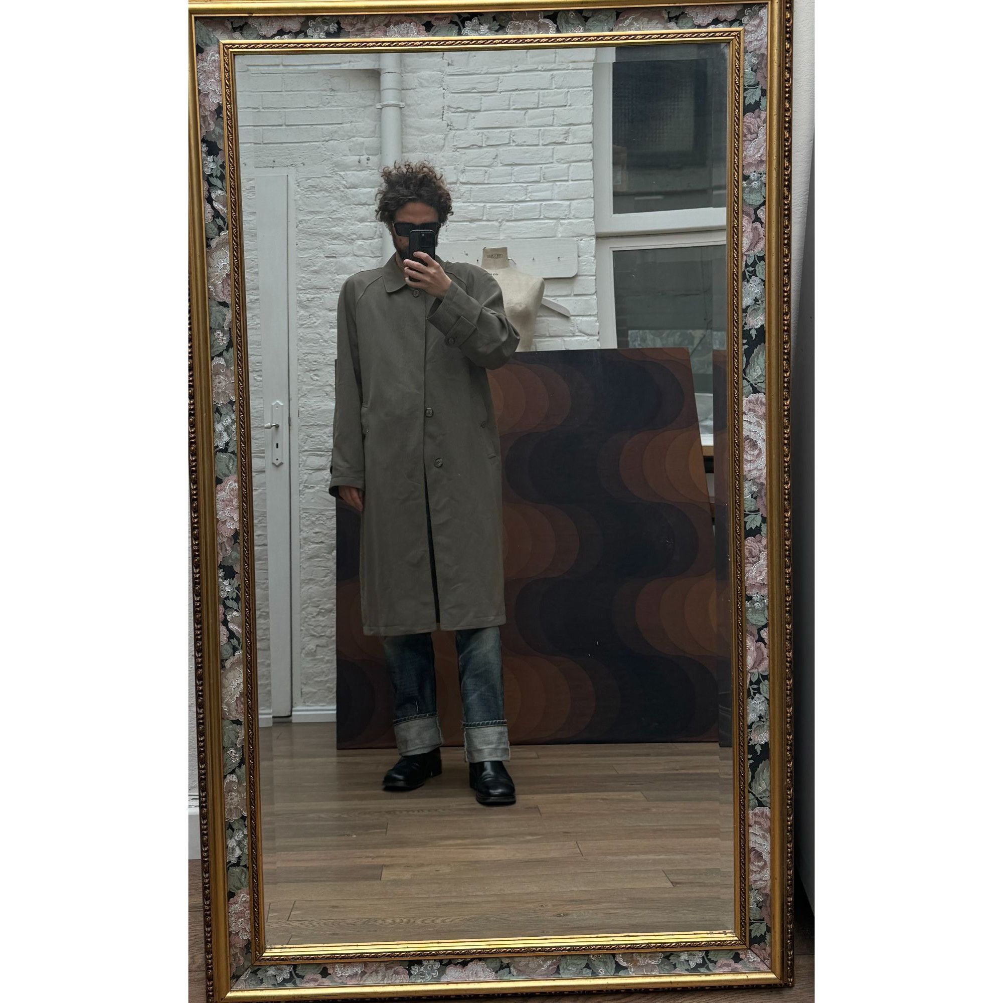 Yves Saint Laurent Kaki Mac Coat Size US M / EU 48-50 / 2 - 2 Thumbnail