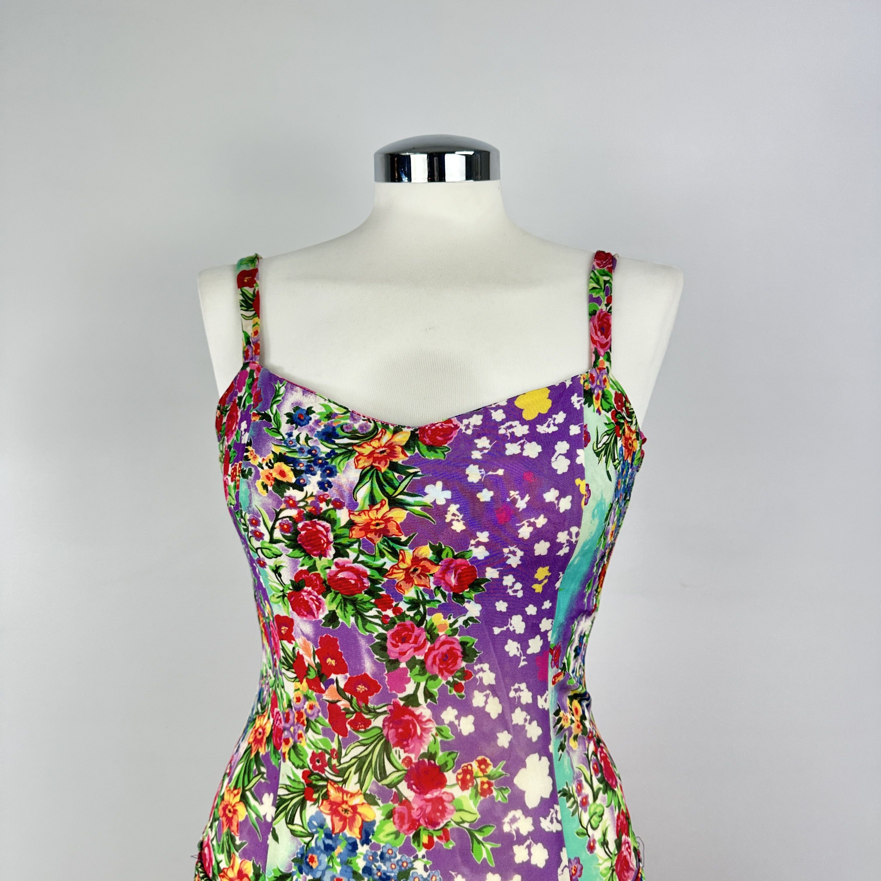 Versace Jeans Couture Abito Versace Jeans Couture Bretelline – 40 IT Size S / US 4 / IT 40 - 4 Thumbnail