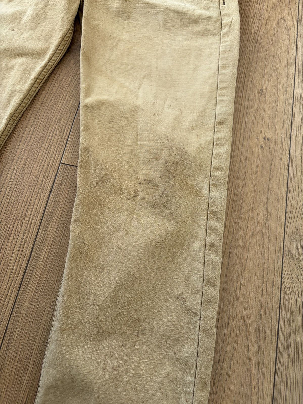 Scarti-Lab Scarti-Lab Stained Faded Sand Chino 06RS SG824 Size US 32 / EU 48 - 6 Thumbnail