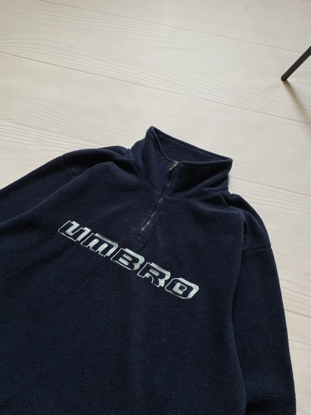 Umbro Vintage 00’s Umbro Embroidered Logo 1/3 zip fleece jacket Size US XL / EU 56 / 4 - 7 Thumbnail