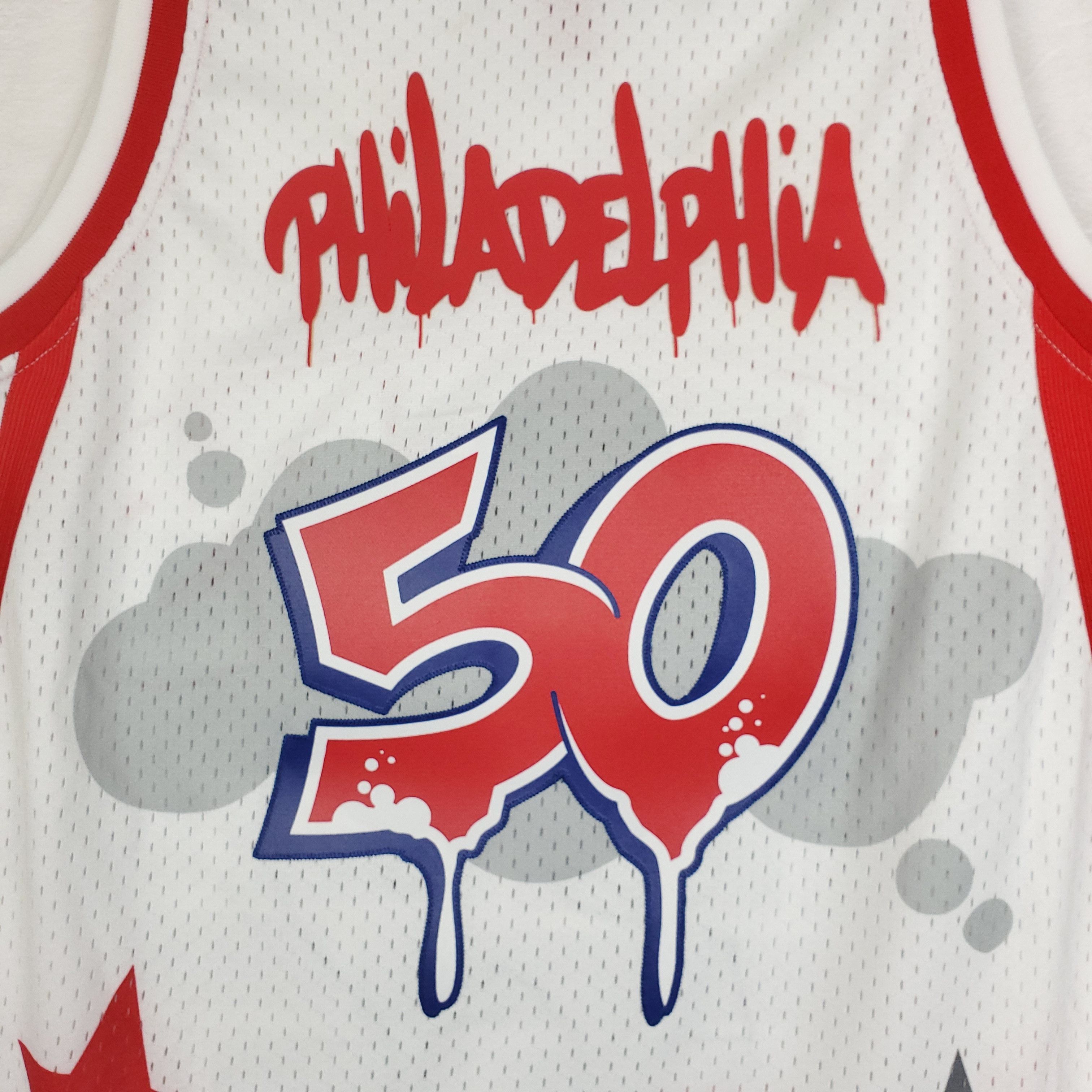 Mitchell & Ness Philadelphia 76ers Tats Cru Mitchell & Ness NBA Jersey Large Size US L / EU 52-54 / 3 - 8 Thumbnail