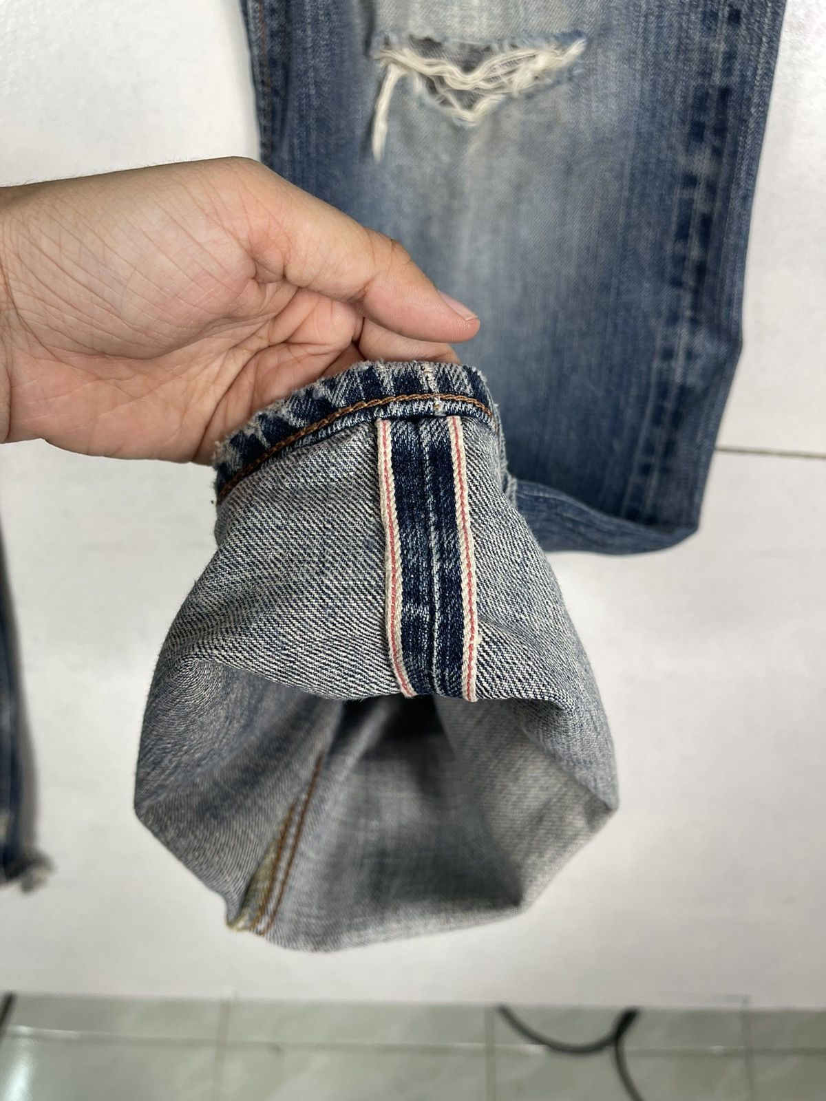 Edwin Vintage Edwin 505ZX Selvedge Denim Size US 34 / EU 50 - 13 Thumbnail