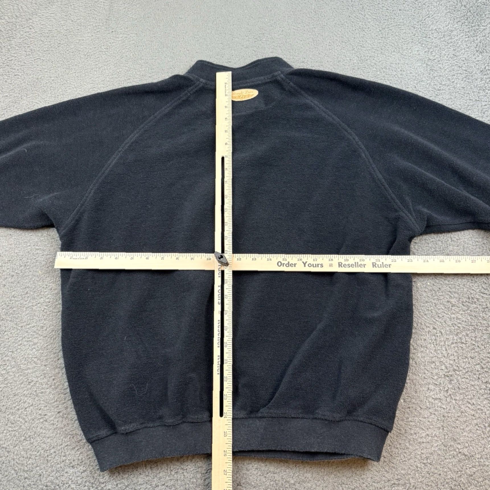 Vintage VINTAGE Straight Down Shirt Mens Large Black Pullover Golf Sweater Size US L / EU 52-54 / 3 - 6 Thumbnail