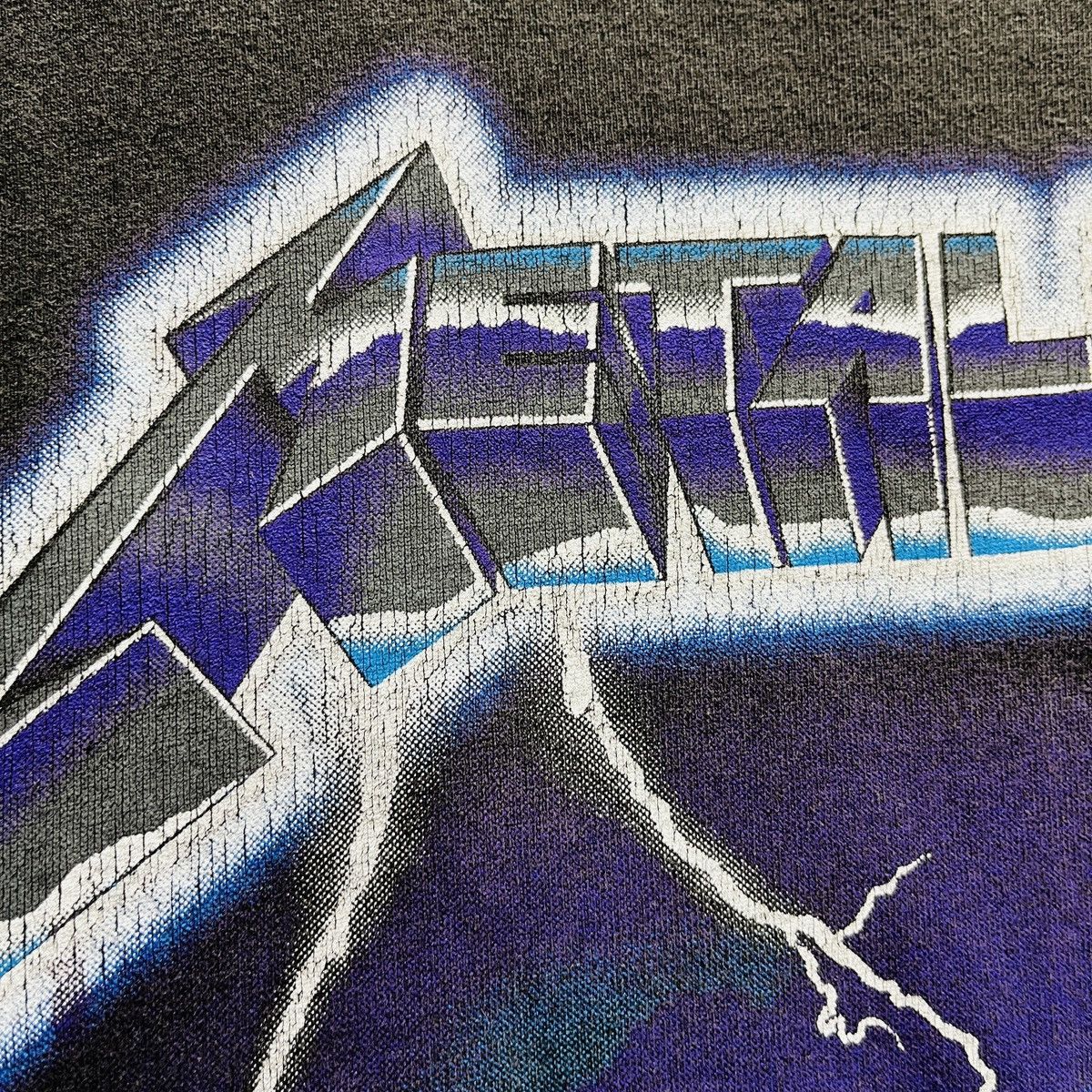 Metallica Vintage Metallica Ride The Lightning TShirt Size US L / EU 52-54 / 3 - 9 Thumbnail