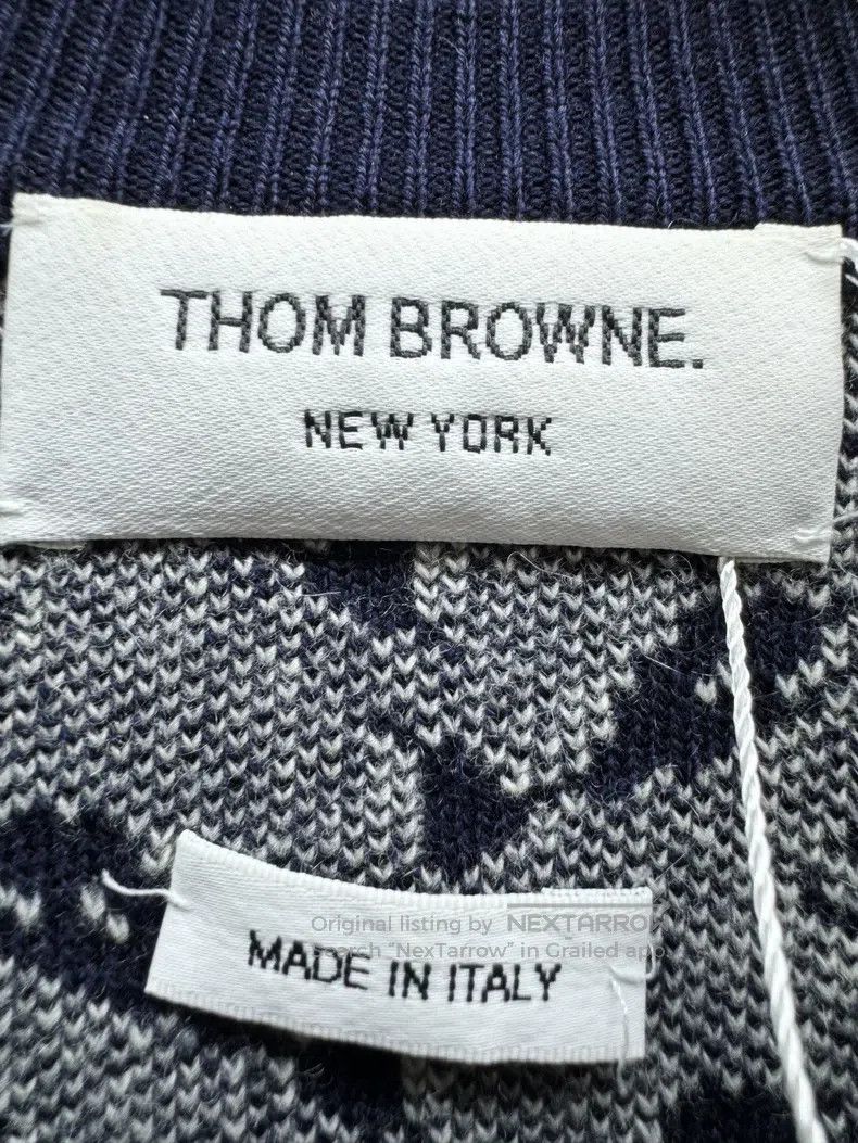 Thom Browne Thom Browne Wool and cashmere sweater Size US L / EU 52-54 / 3 - 2 Thumbnail