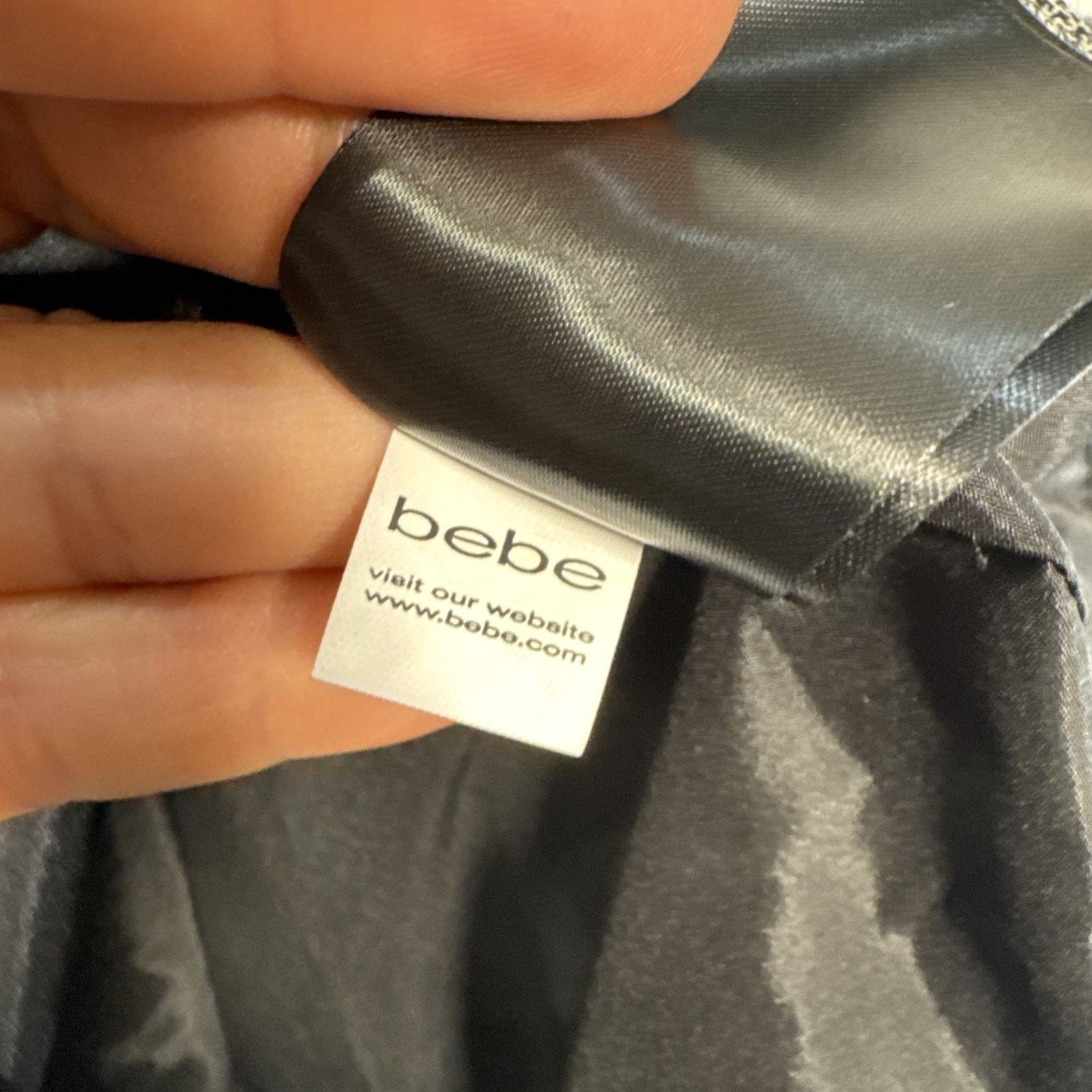 Bebe Bebe tweed jacket blazer w/ Faux leather accent Sz 8 Padded Size M / US 6-8 / IT 42-44 - 8 Thumbnail