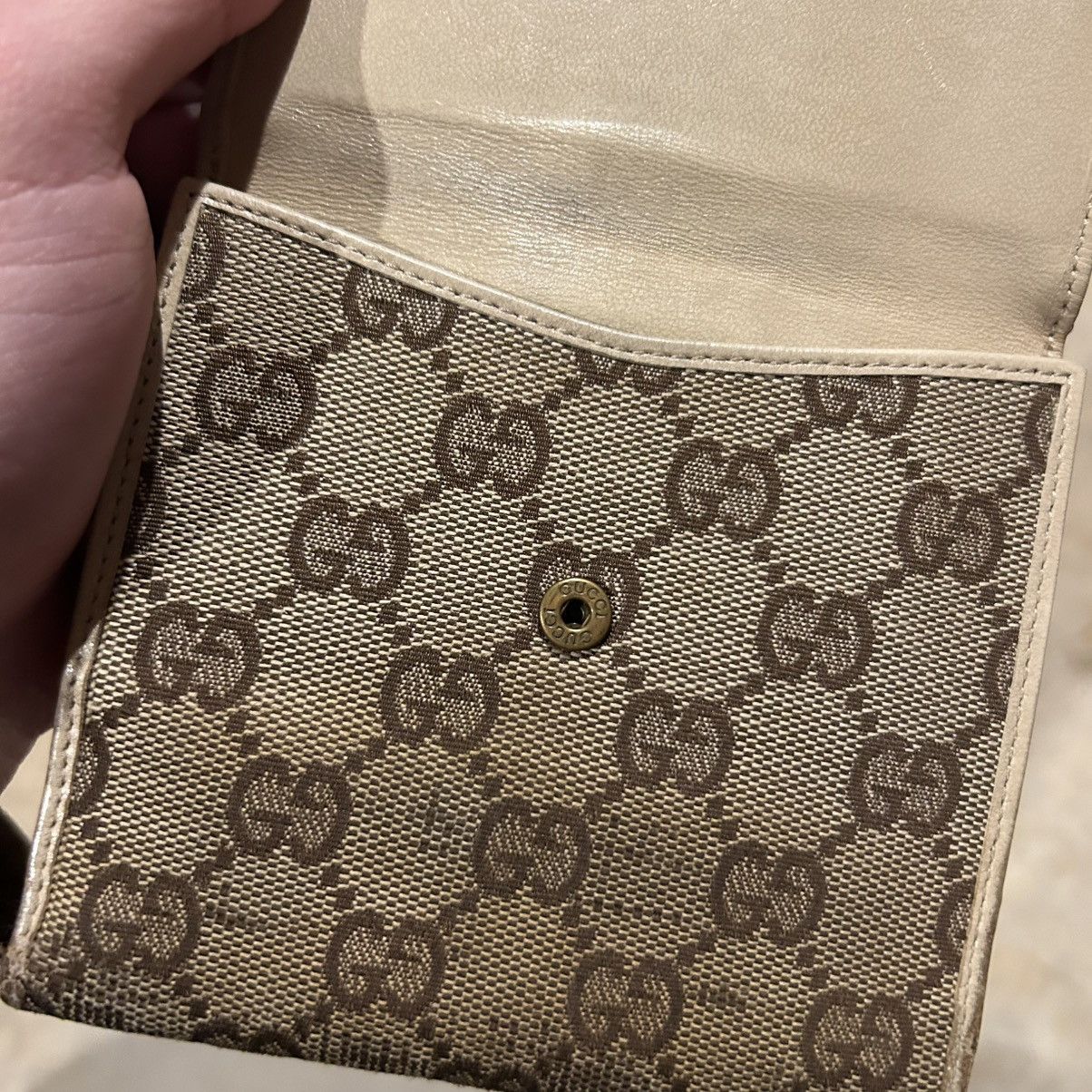 Designer × Gucci × Vintage Vintage Gucci GG Monogram Canvas Compact Wallet Rare Size ONE SIZE - 13 Thumbnail