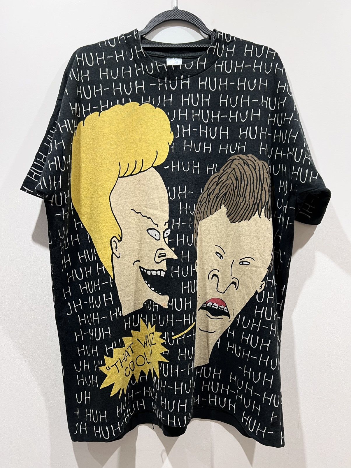 Cartoon Network × Mtv × Vintage Vintage 1993 MTV Beavis And Butthead HUH T Shirt XL Rare Size US XL / EU 56 / 4 - 2 Thumbnail