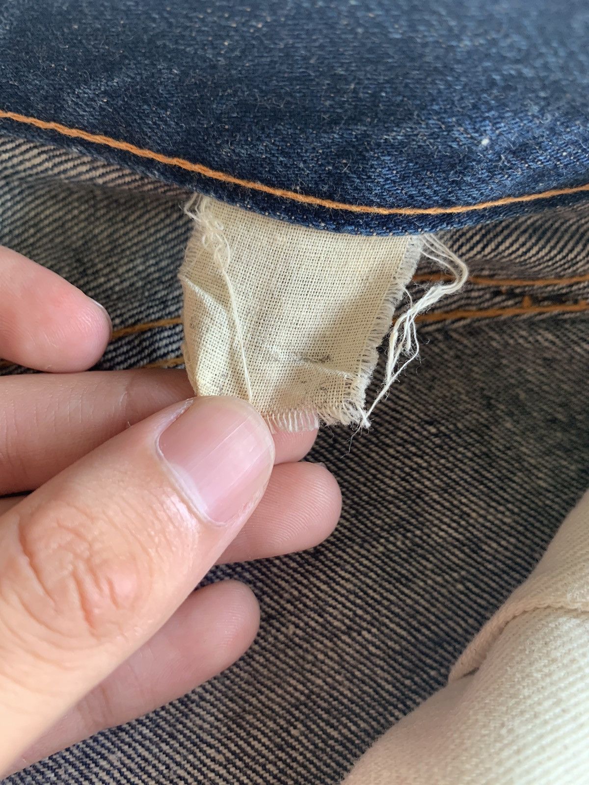 Sugar Cane VINTAGE SUGAR CANE SELVEDGE BUCKLE BACK BAGGY JAPANESE DENIM Size US 34 / EU 50 - 24 Thumbnail