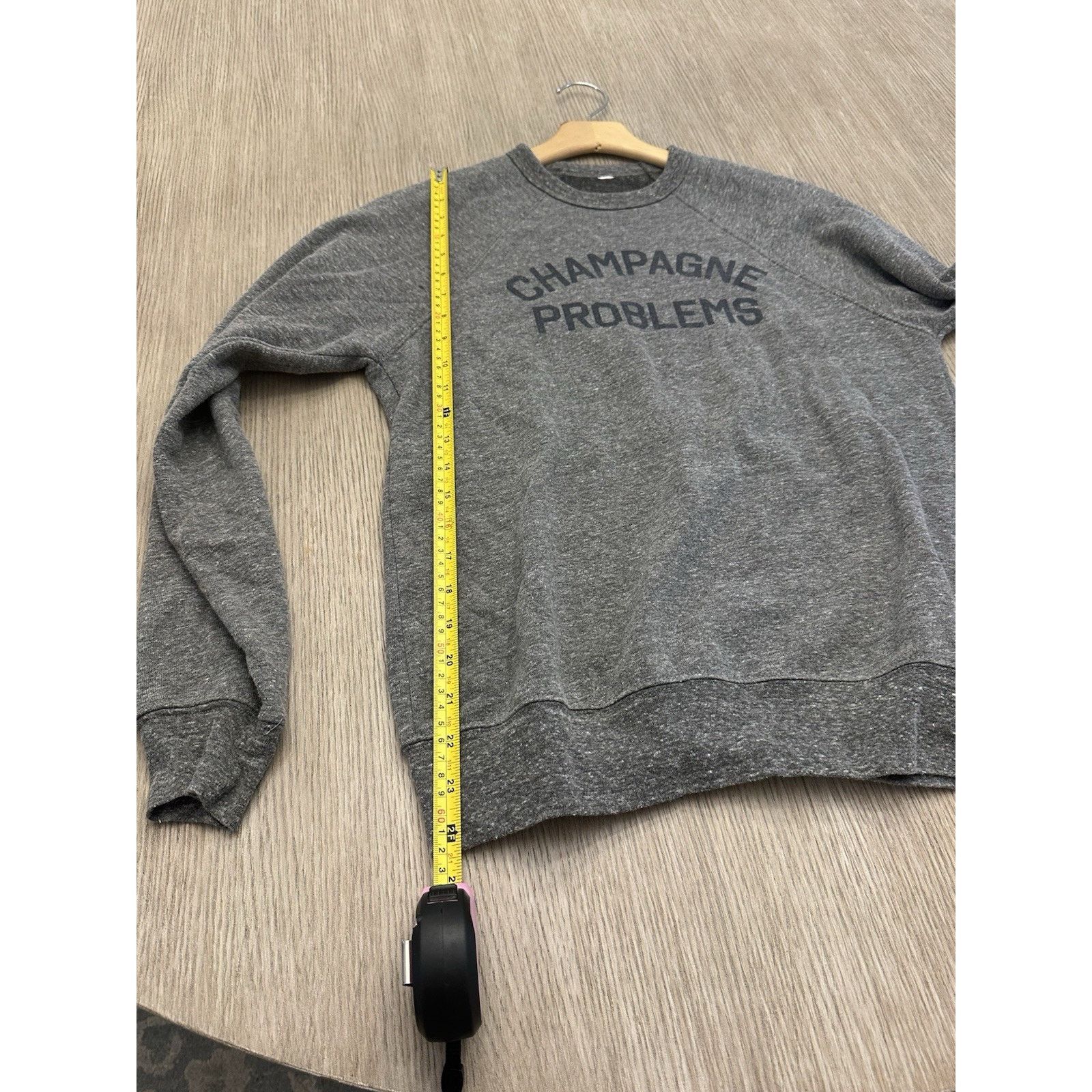 Nordstrom Champagne Problems Graphic Sweatshirt Cozy Minimalist Sz S Size S / US 4 / IT 40 - 8 Thumbnail