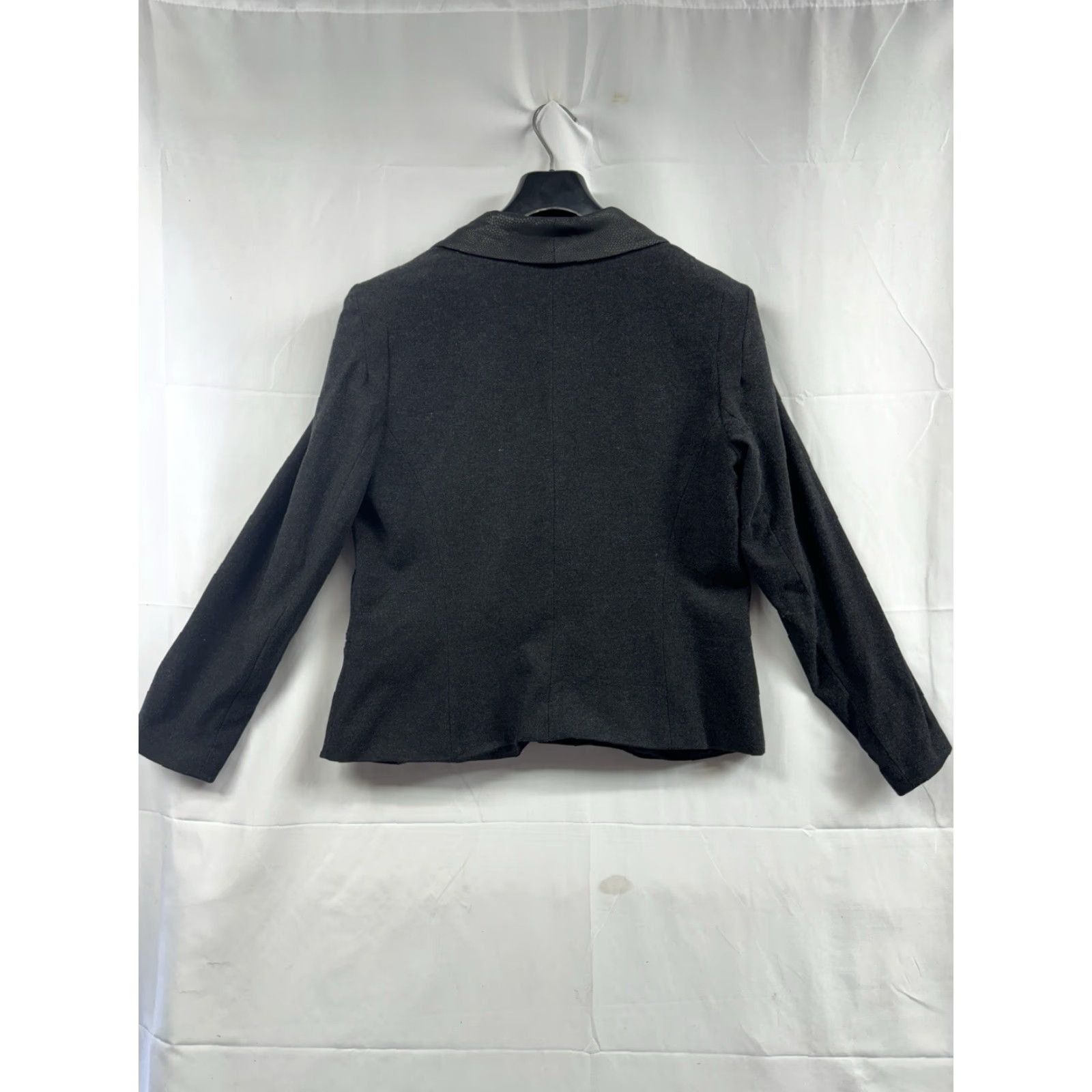 Black Diamond Alberto Makali Black Diamond Stud Evening Jacket Women's 14 Regular Polyester Striped Studded Black 14 Women Jacket Size XL / US 12-14 / IT 48-50 - 2 Thumbnail