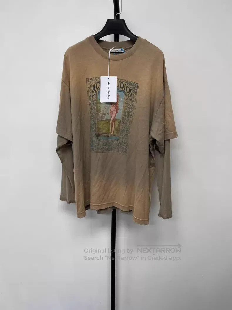 Acne Studios Acne Studios Ripped Two-Piece Long Sleeve T-Shirt, Women's Size XS / US 0-2 / IT 36-38 - 1 Thumbnail