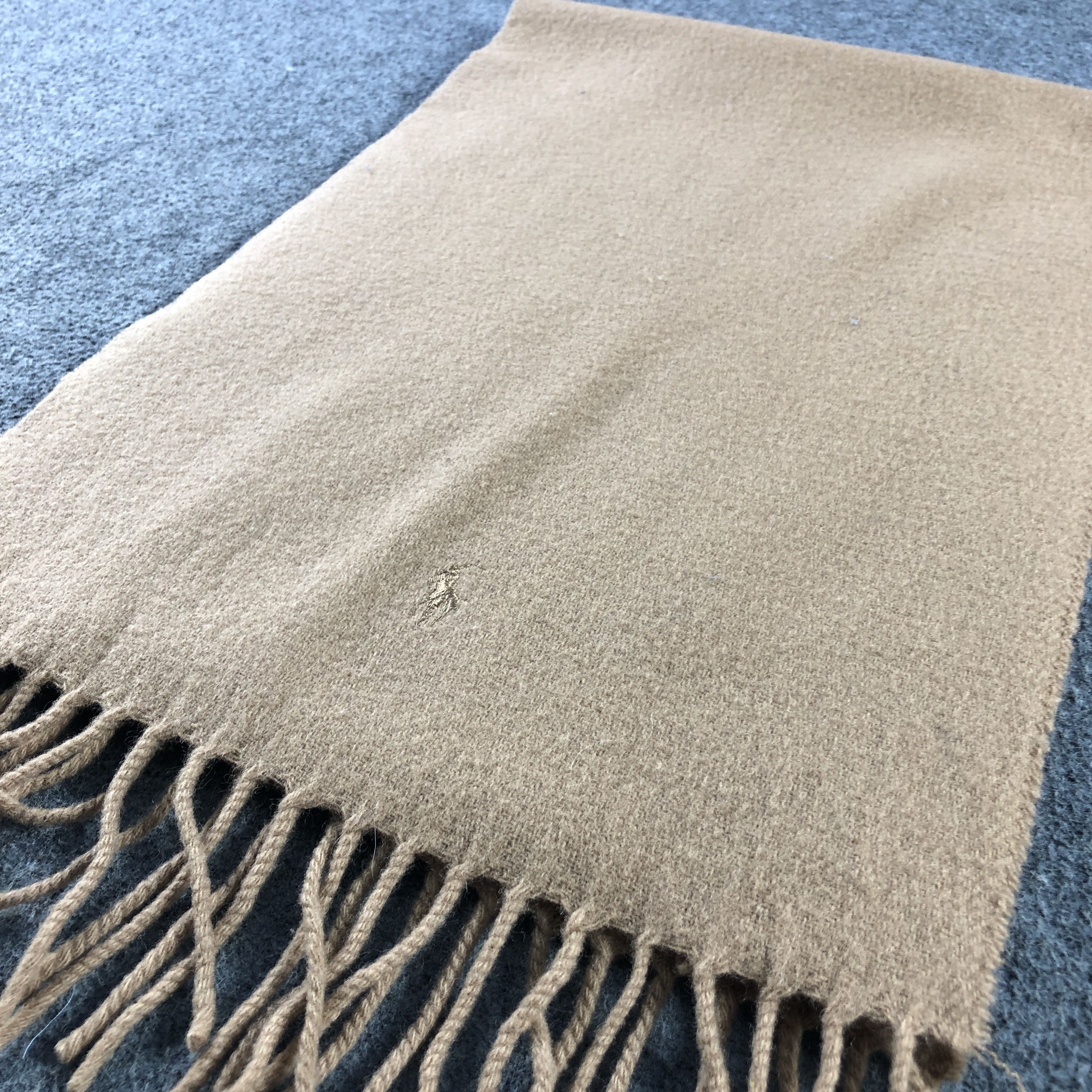 Polo Ralph Lauren Polo Ralph Lauren Wool Scarf Muffler V2942 Size ONE SIZE - 3 Thumbnail