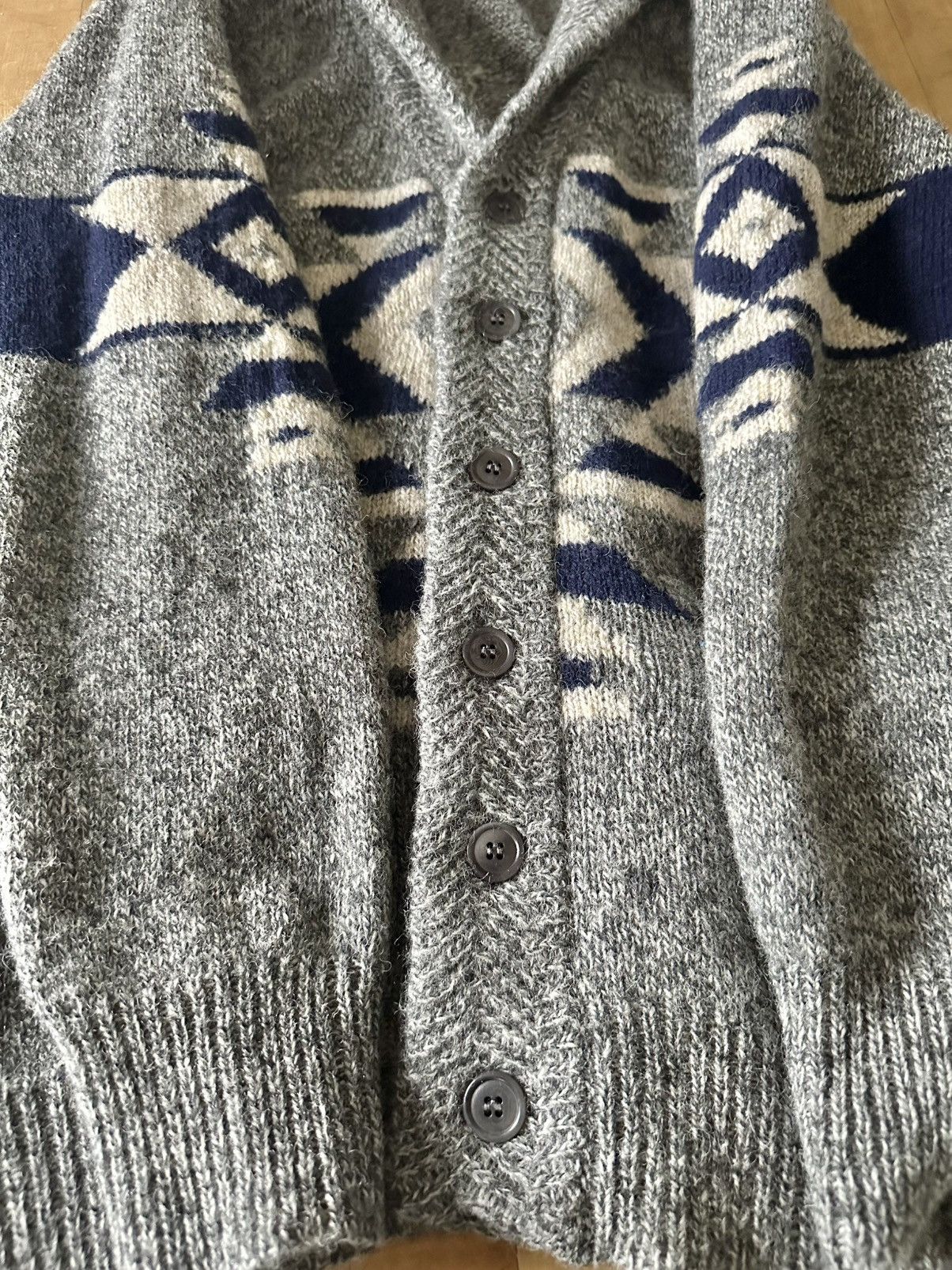 United By Blue Shetland wool cardigan Size US S / EU 44-46 / 1 - 2 Thumbnail