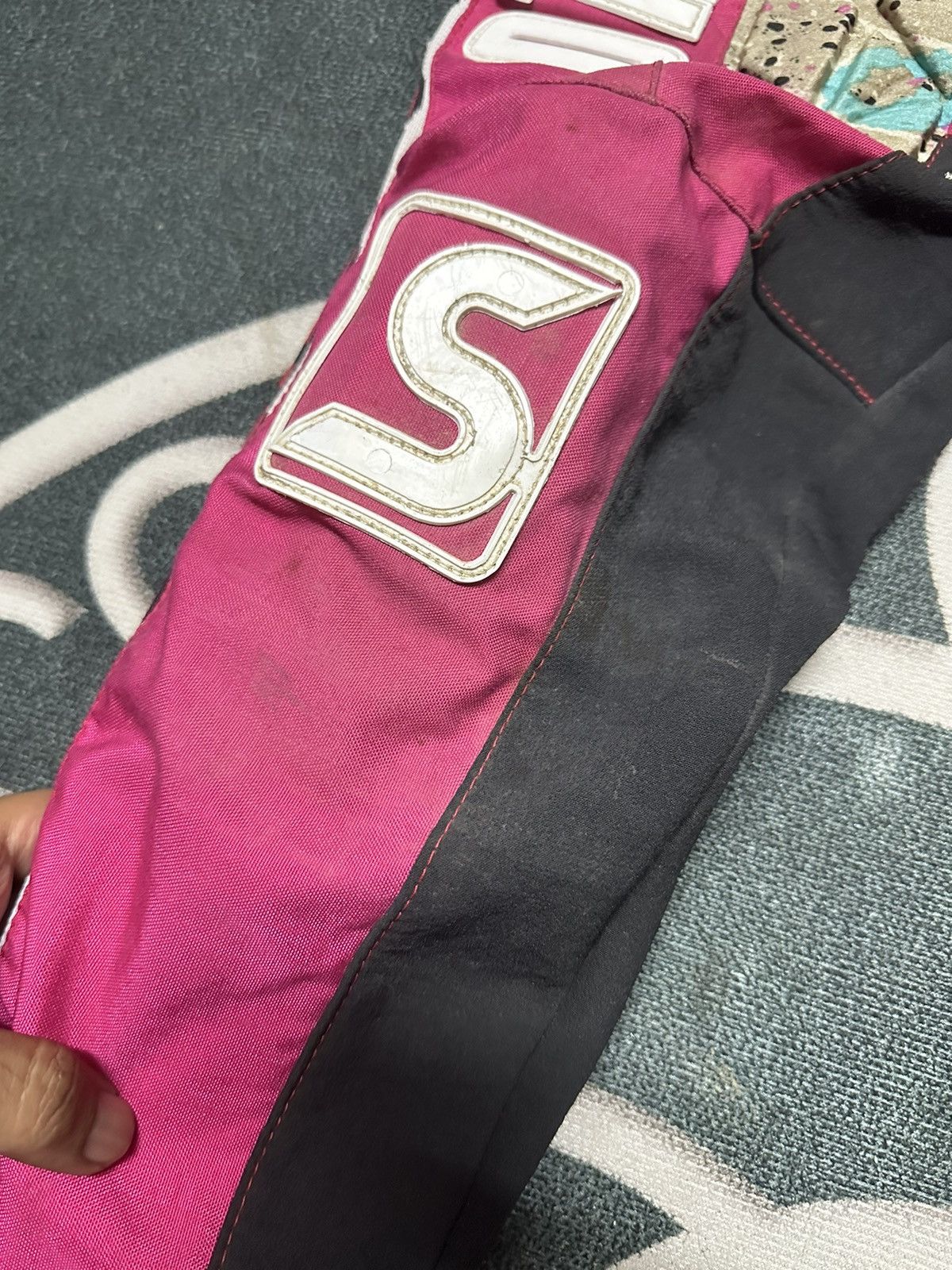 Vintage Sinisalo Finland worldwide motocross pants with knee padding Size US 30 / EU 46 - 7 Thumbnail