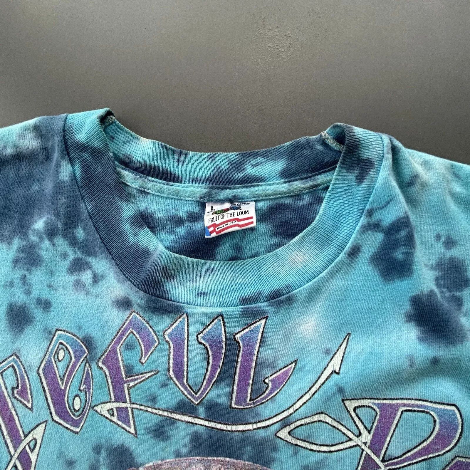 Fruit Of The Loom VTG 1993 Grateful Dead Madison Square Garden Tie Size US L / EU 52-54 / 3 - 6 Thumbnail