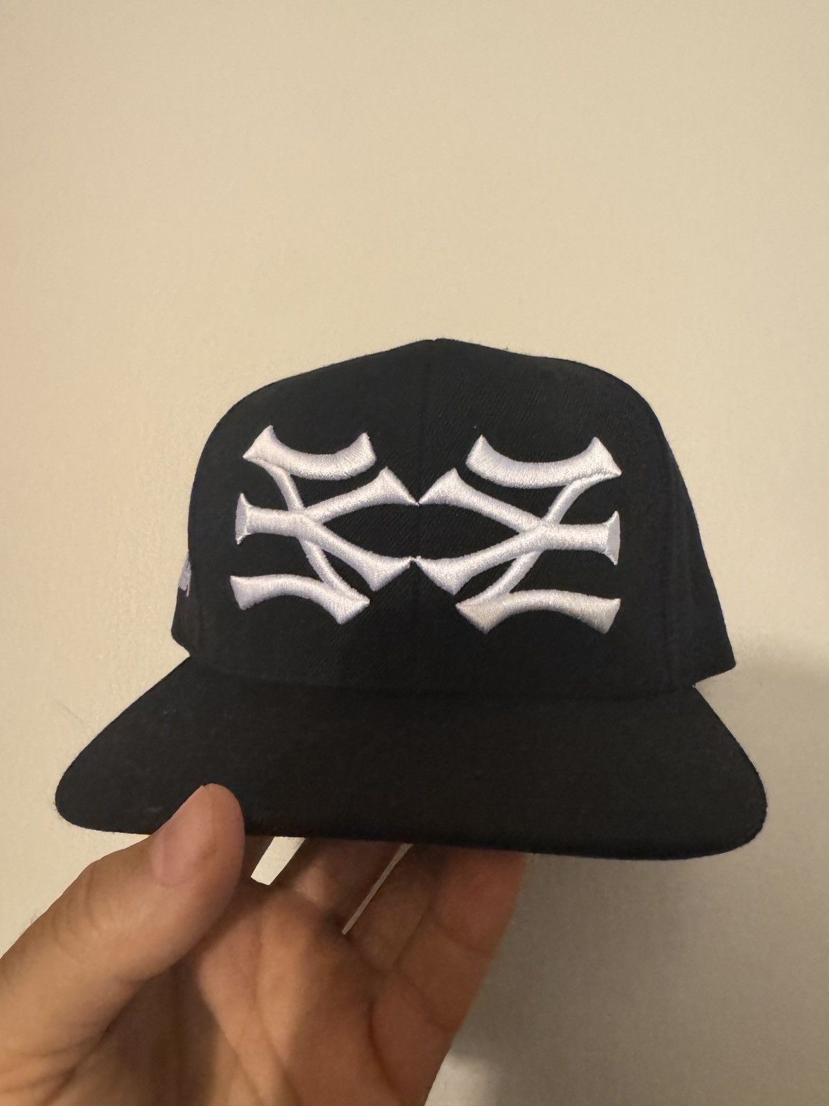 oMA STUDIOS oMA Studios Yankee SnapBack blk/white | Grailed