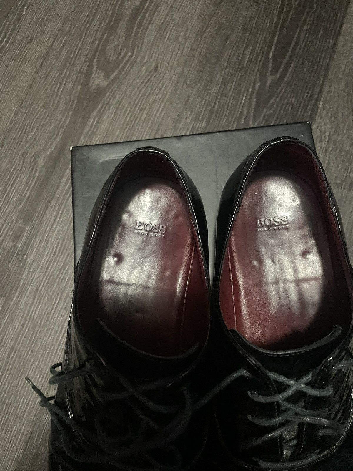 Hugo Boss Hugo Boss patent leather shoes Size US 12 / EU 45 - 6 Thumbnail