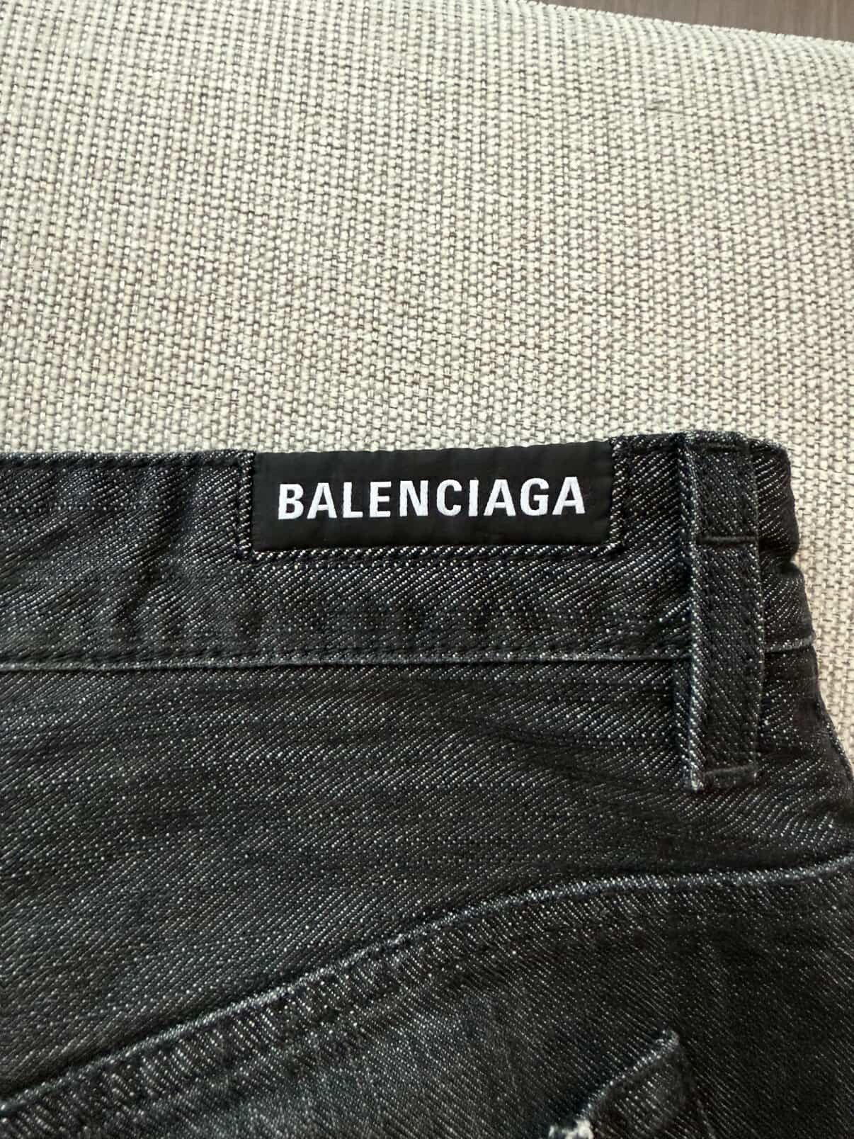 Balenciaga 50/50 Jeans Grey Brown Size XS