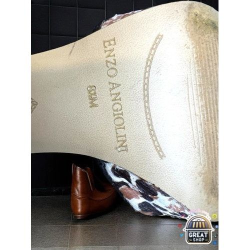 Other ENZO ANGIOLINI Design Leopard Suede Leather Pointed Toe Ankl Size US 8.5 / IT 38.5 - 8 Thumbnail