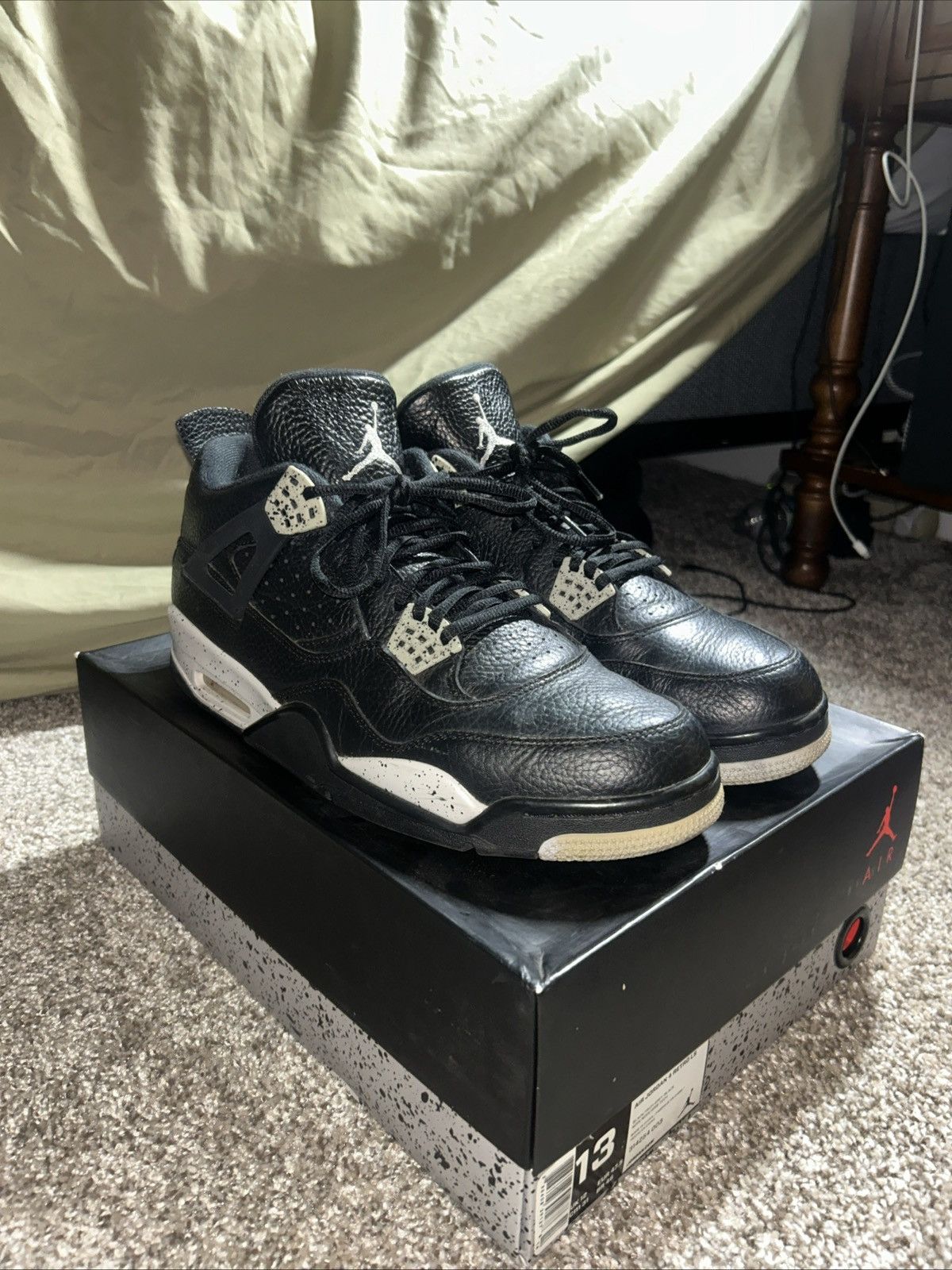 Jordan Brand Jordan 4 Retro Oreo 2015 Size US 13 / EU 46 - 1 Thumbnail