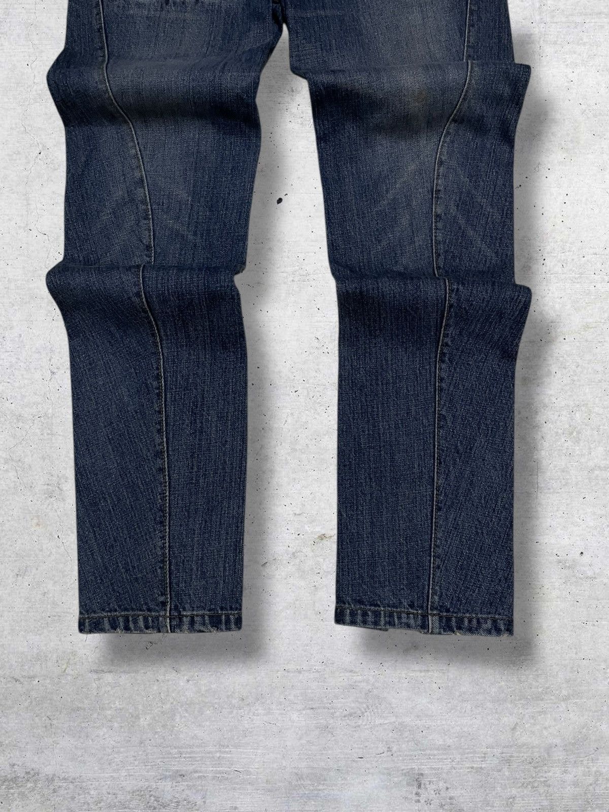 Japanese Brand VINTAGE BIT BLUE JAPAN DESIGNER 90S PUNK BIKERS OG DENIM Size US 29 - 3 Thumbnail