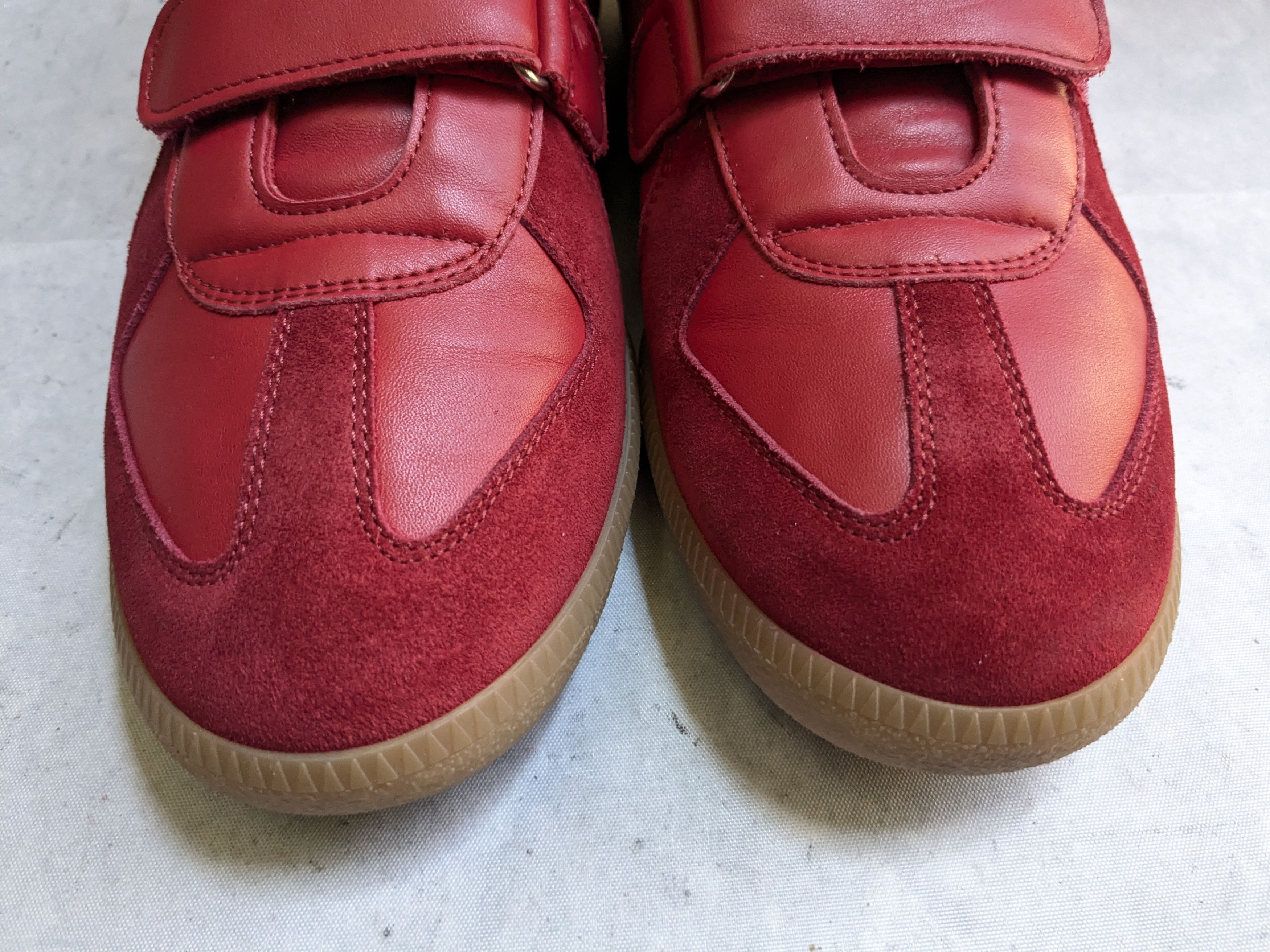 Maison Margiela Maison Margiela Triple Strap Sneakers 10 43 High Top Red Gum Size US 10 / EU 43 - 4 Thumbnail