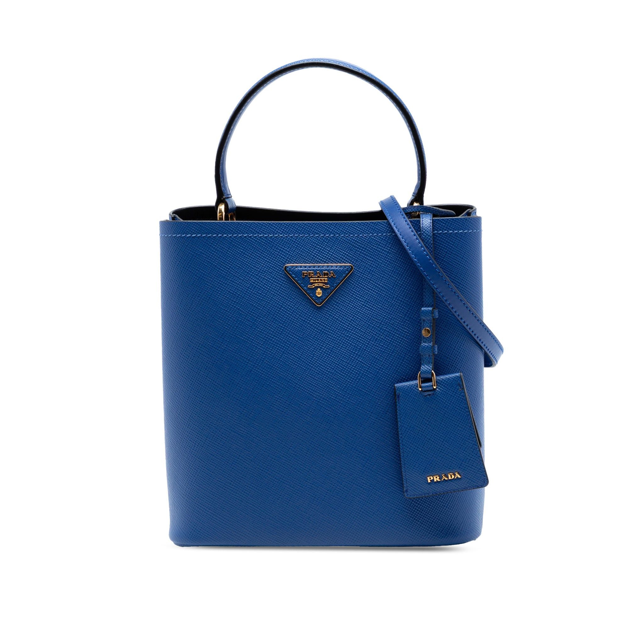 Prada Medium Saffiano Cuir Panier Satchel Size ONE SIZE - 1 Thumbnail