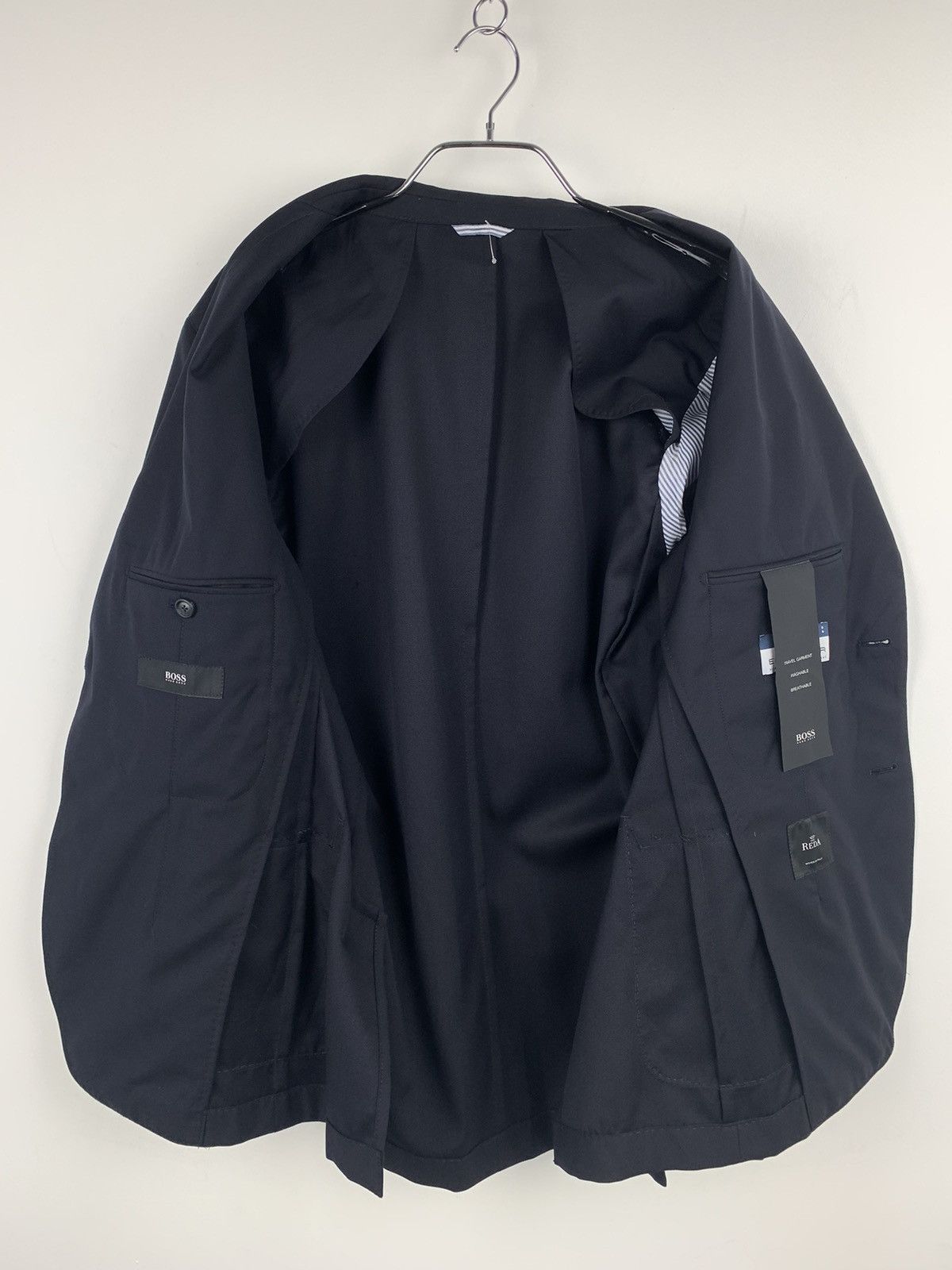 Designer × Hugo Boss Hugo Boss Wool Blazer 50 Size Size 40R - 7 Thumbnail