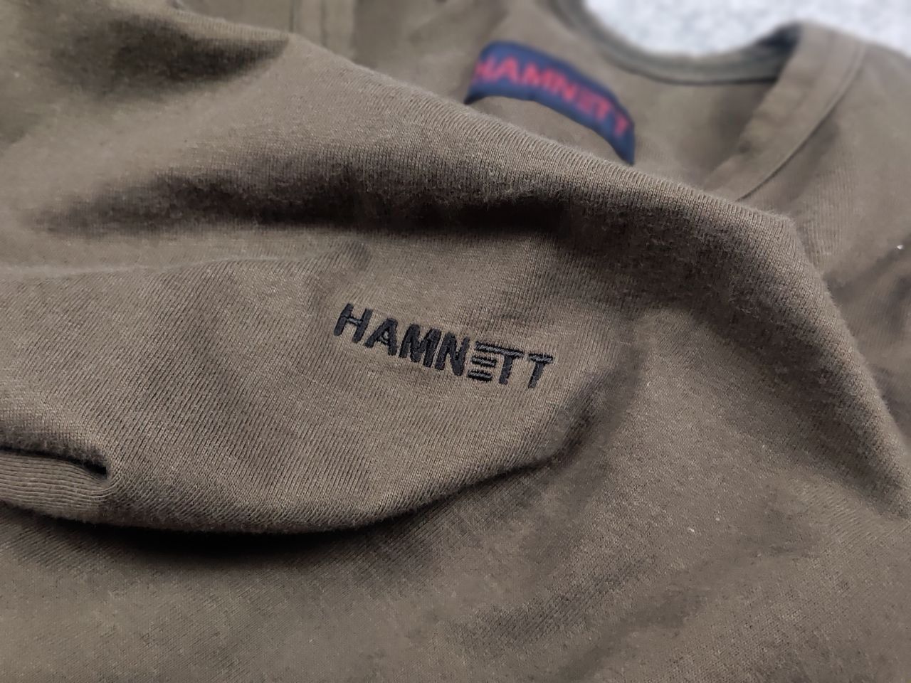 Katharine Hamnett London Katharine Hamnett Vintage long Sleeve Center Logo Olive Size US M / EU 48-50 / 2 - 11 Thumbnail
