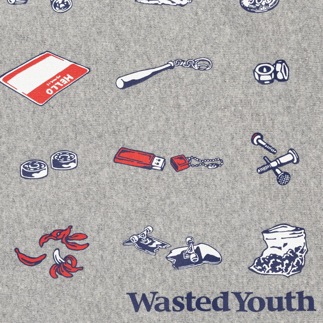 Japanese Brand Wasted Youth Hoodie Size ONE SIZE - 3 Thumbnail