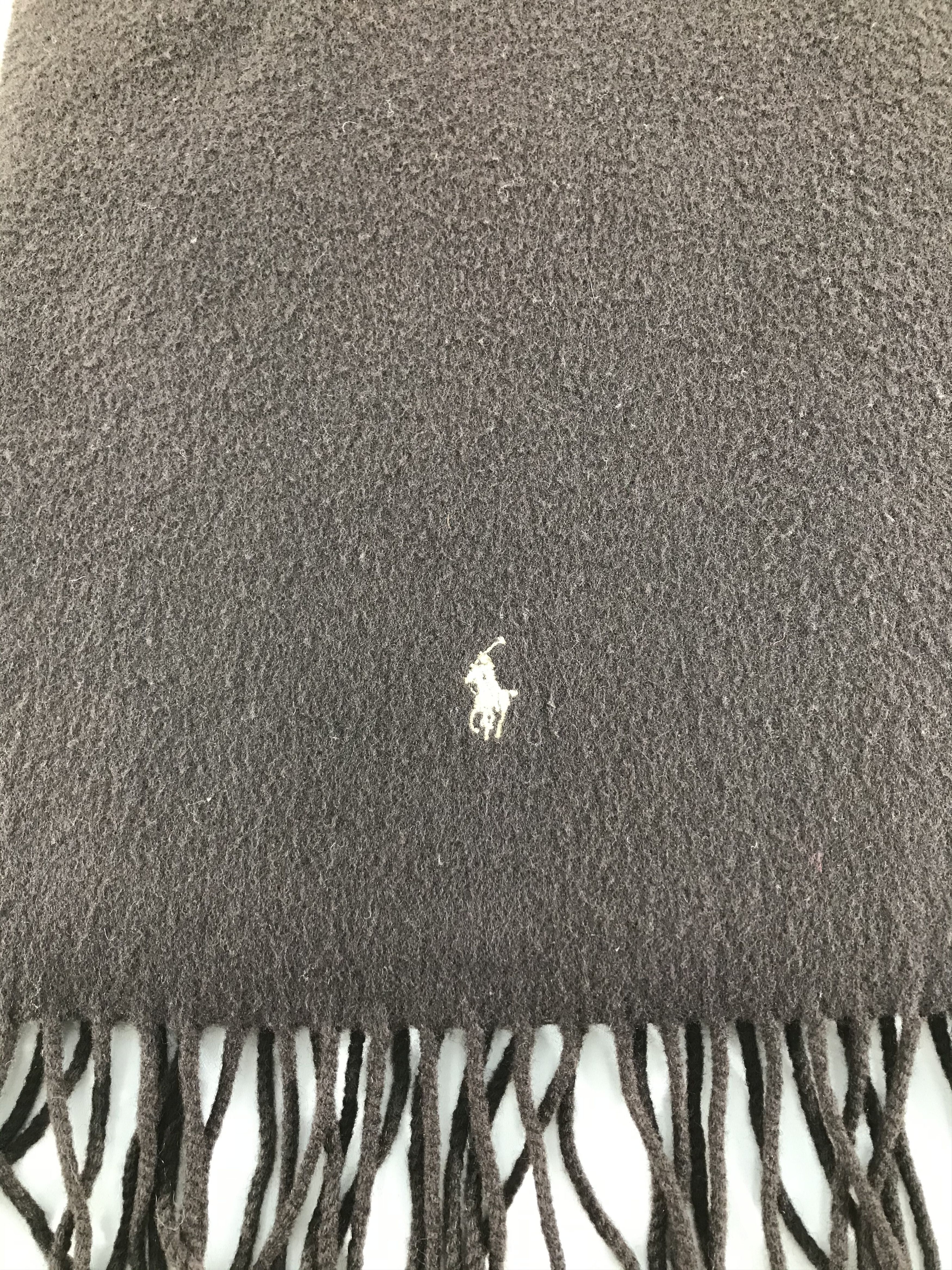 Polo Ralph Lauren Polo Ralph Lauren Wool Scarf Muffler V259 Size ONE SIZE - 4 Thumbnail