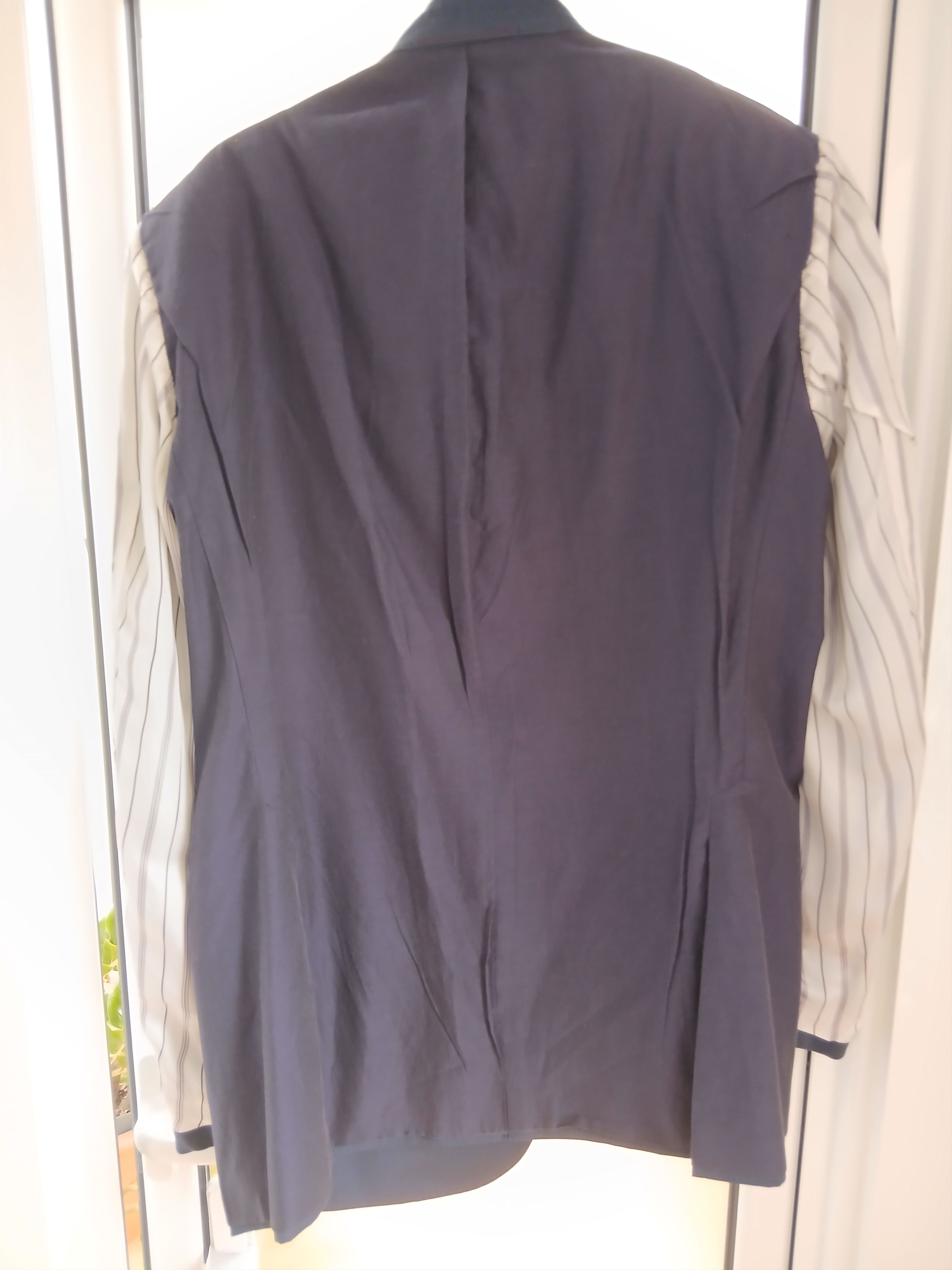 Stile Latino Stile Latino Napoli Blue Wool Silk Linen Blazer – EU 52/54 Size 52L - 6 Thumbnail