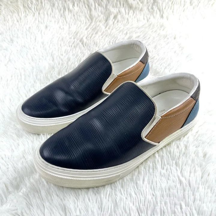 Louis Vuitton Louis Vuitton Slip-On Panelled Sneakers -2508 Size US 8 / EU 41 - 1 Thumbnail