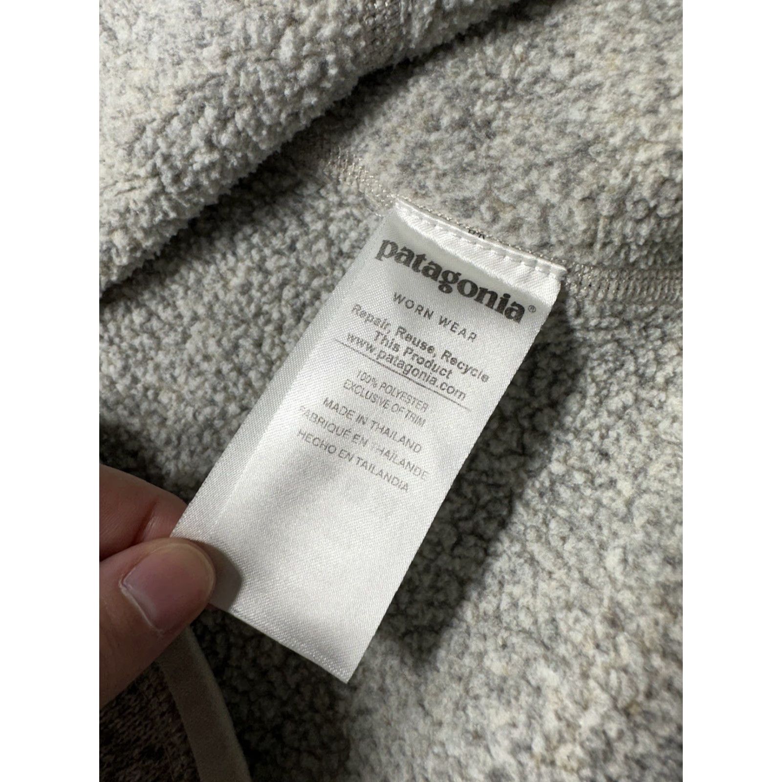 Patagonia Patagonia Better Sweater 1/4 Zip Women's M Gray/Brown Fleece Pullover Jacket Size M / US 6-8 / IT 42-44 - 4 Thumbnail