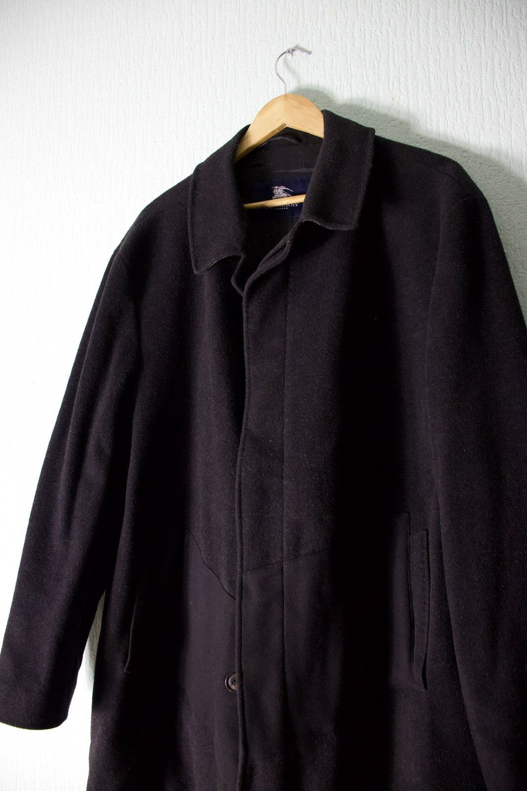 Burberry Burberry London 1998 Vintage Overcoat Wool & Cashmere Blend Size US XL / EU 56 / 4 - 6 Thumbnail
