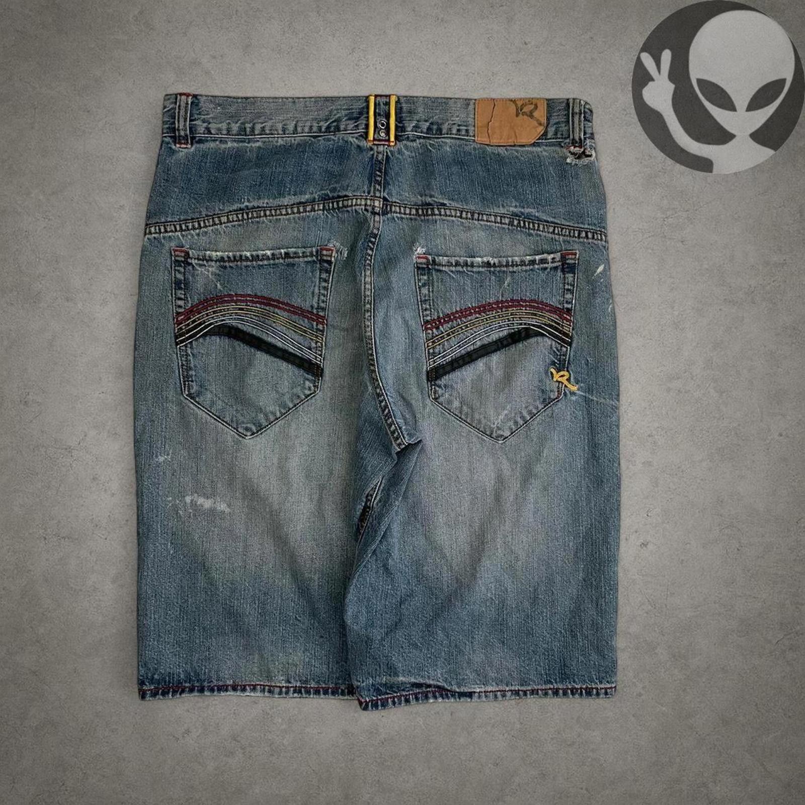 Rocawear Roca Wear Denim Shorts adult 38 blue vintage streetwear Size US 38 / EU 54 - 4 Thumbnail