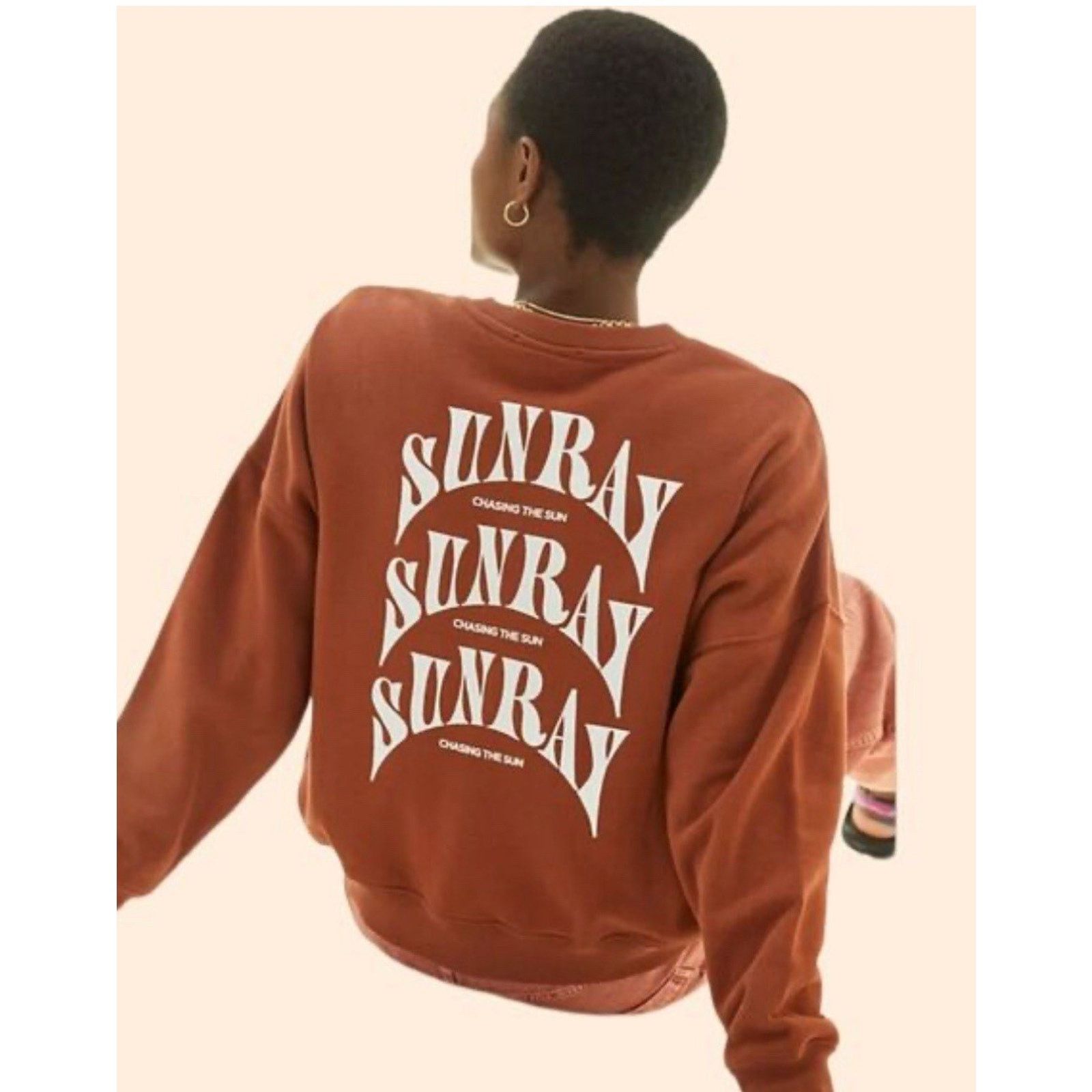 Scotch & Soda Scotch And Soda Brown Y2K Pullover XS Top A001227 Size XS / US 0-2 / IT 36-38 - 2 Thumbnail
