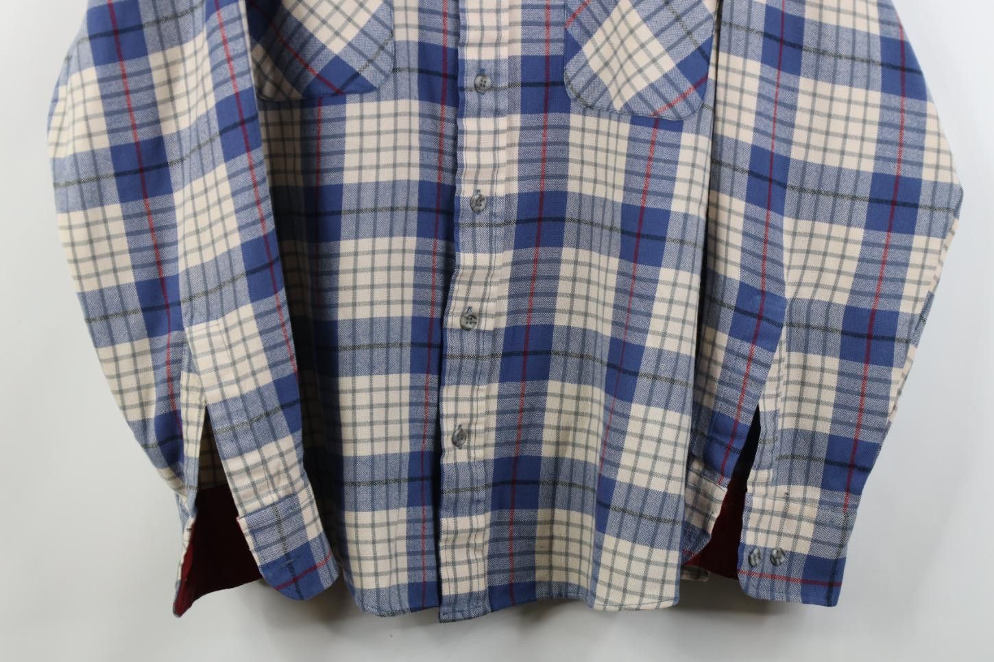 Vintage Vintage 70s 80s Streetwear Knit Board Collared Button Shirt Size US XL / EU 56 / 4 - 3 Thumbnail