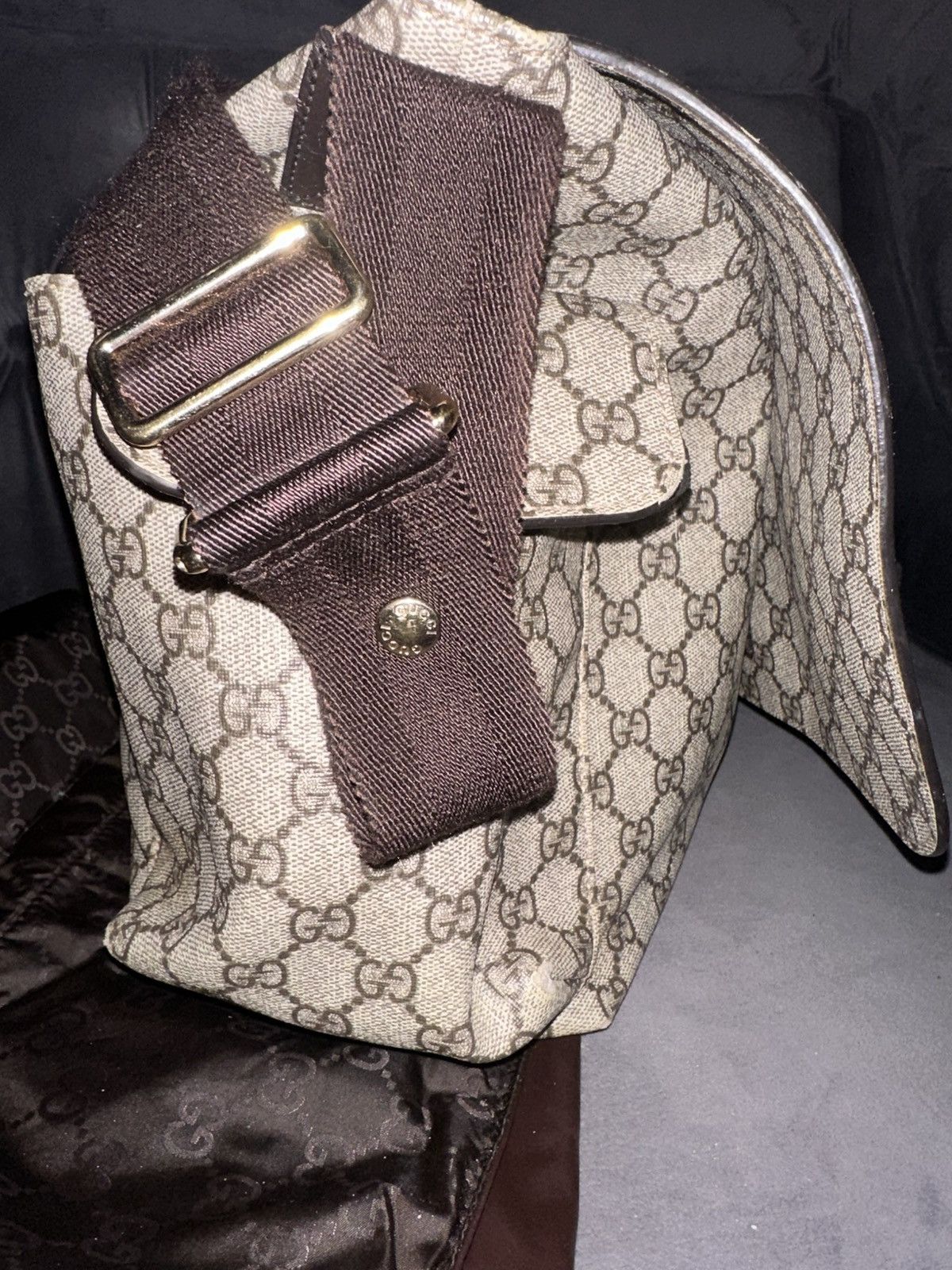 Gucci GG Supreme Medium Diaper Bag Size ONE SIZE - 5 Thumbnail